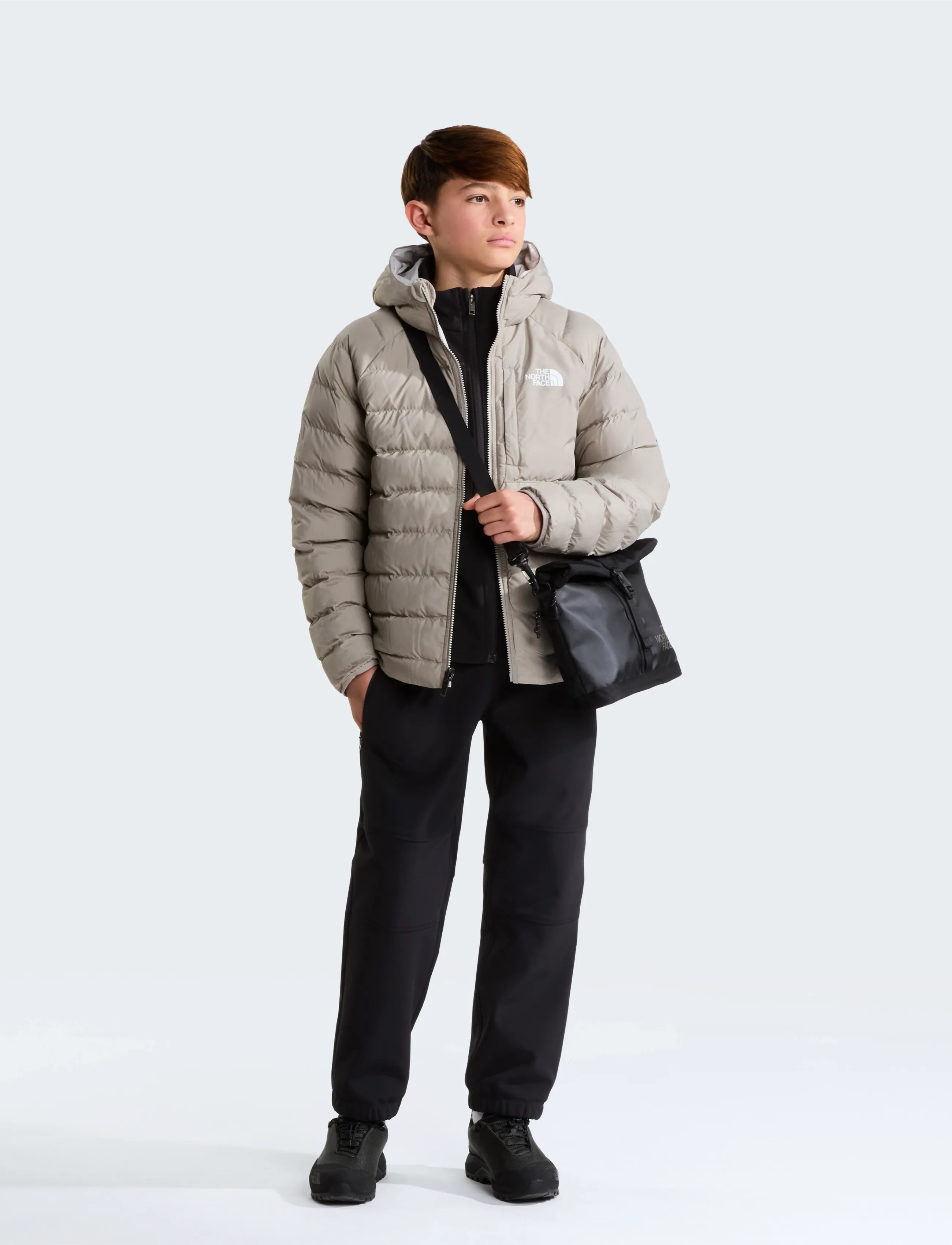 The North Face - B REVERSIBLE PERRITO HOODED JACKET - isolierte jacken - stone slab - 4