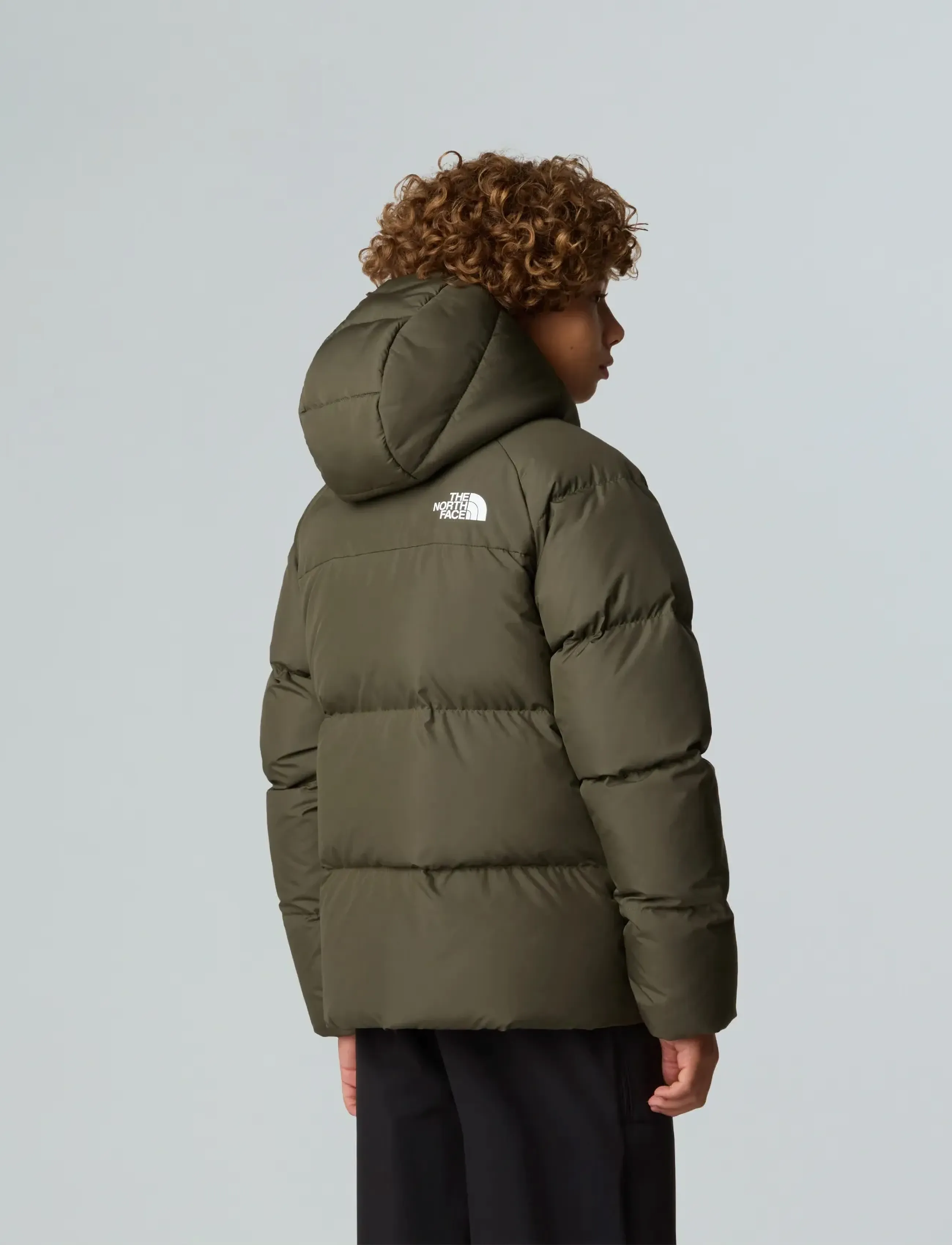 The North Face - B NORTH DOWN HOODED JACKET - jakas ar siltu oderi - new taupe green - 4
