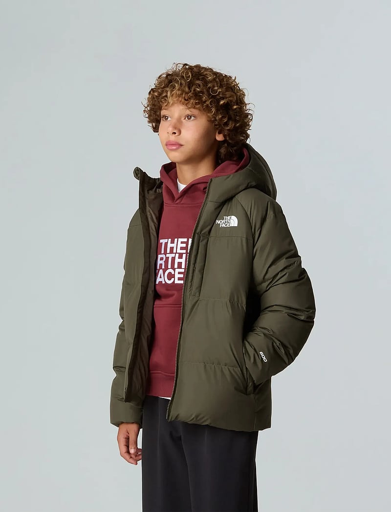 The North Face - B NORTH DOWN HOODED JACKET - paksud joped - new taupe green - 5