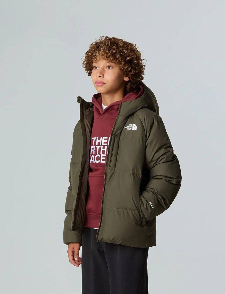 The North Face - B NORTH DOWN HOODED JACKET - jakas ar siltu oderi - new taupe green - 5