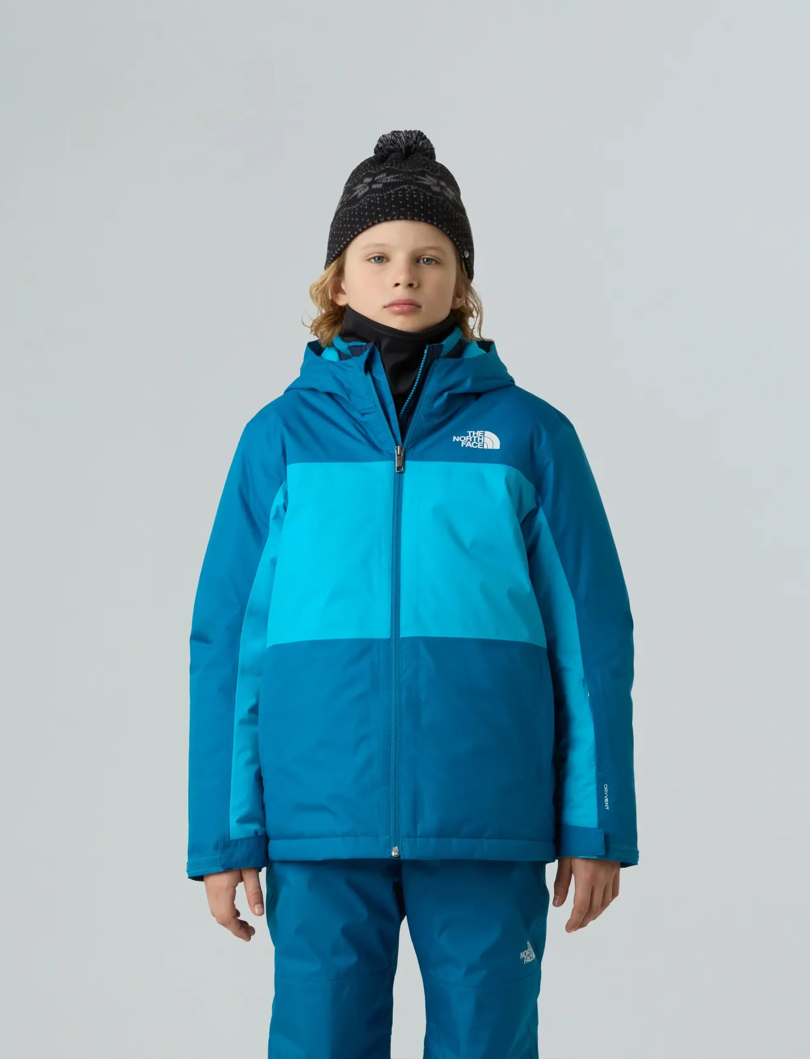 The North Face B Freedom Insulated Jacket, 130-141, Blue, Sneskibeklædning > Sneskijakke, Børn