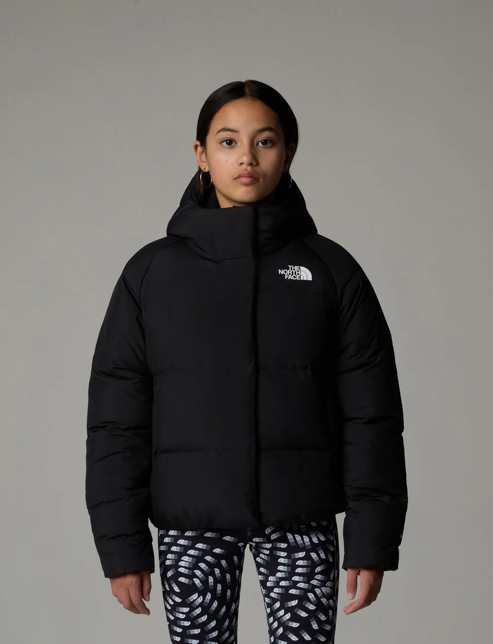 The North Face - G NORTH DOWN HOODED JACKET - isolierte jacken - tnf black - 0