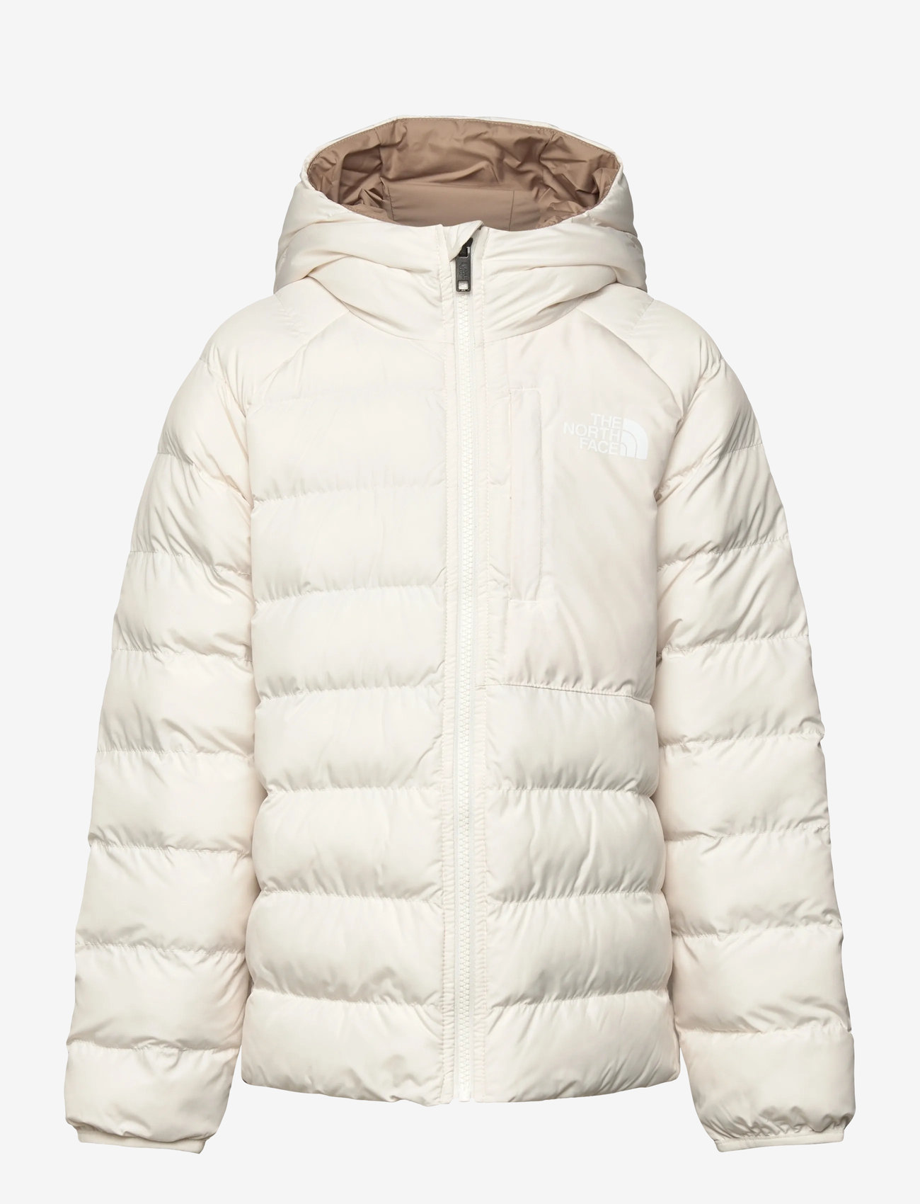The North Face - G REVERSIBLE PERRITO HOODED JACKET - skidjackor - white dune - 1