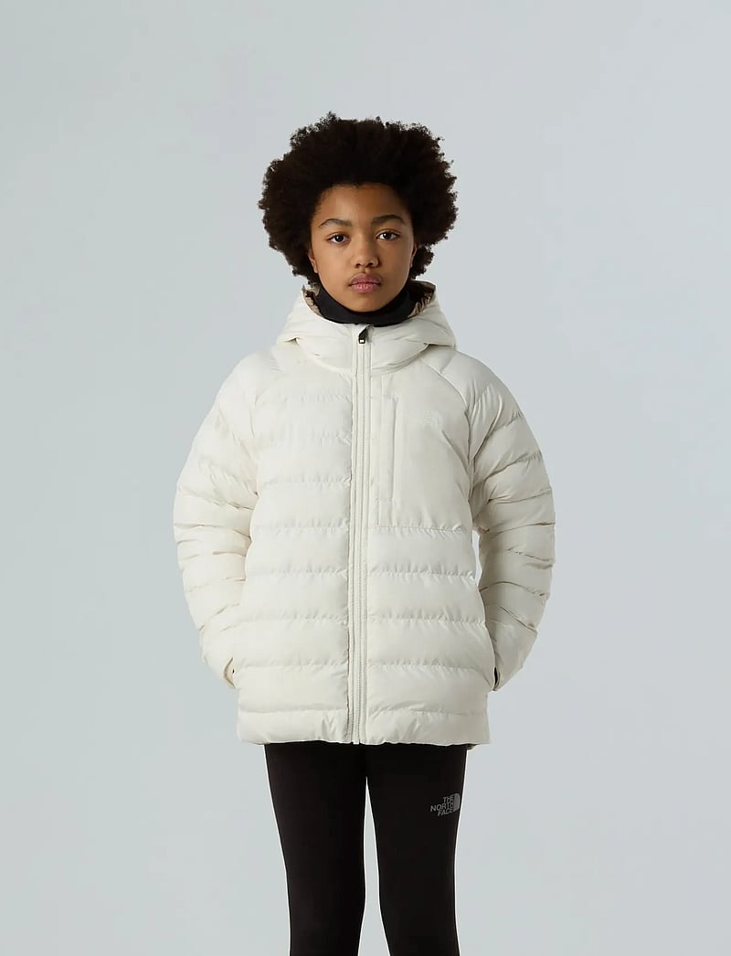 The North Face - G REVERSIBLE PERRITO HOODED JACKET - skidjackor - white dune - 0