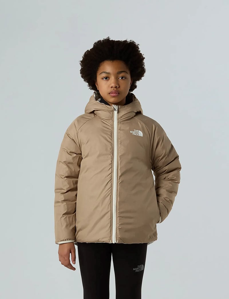 The North Face - G REVERSIBLE PERRITO HOODED JACKET - skidjackor - white dune - 5