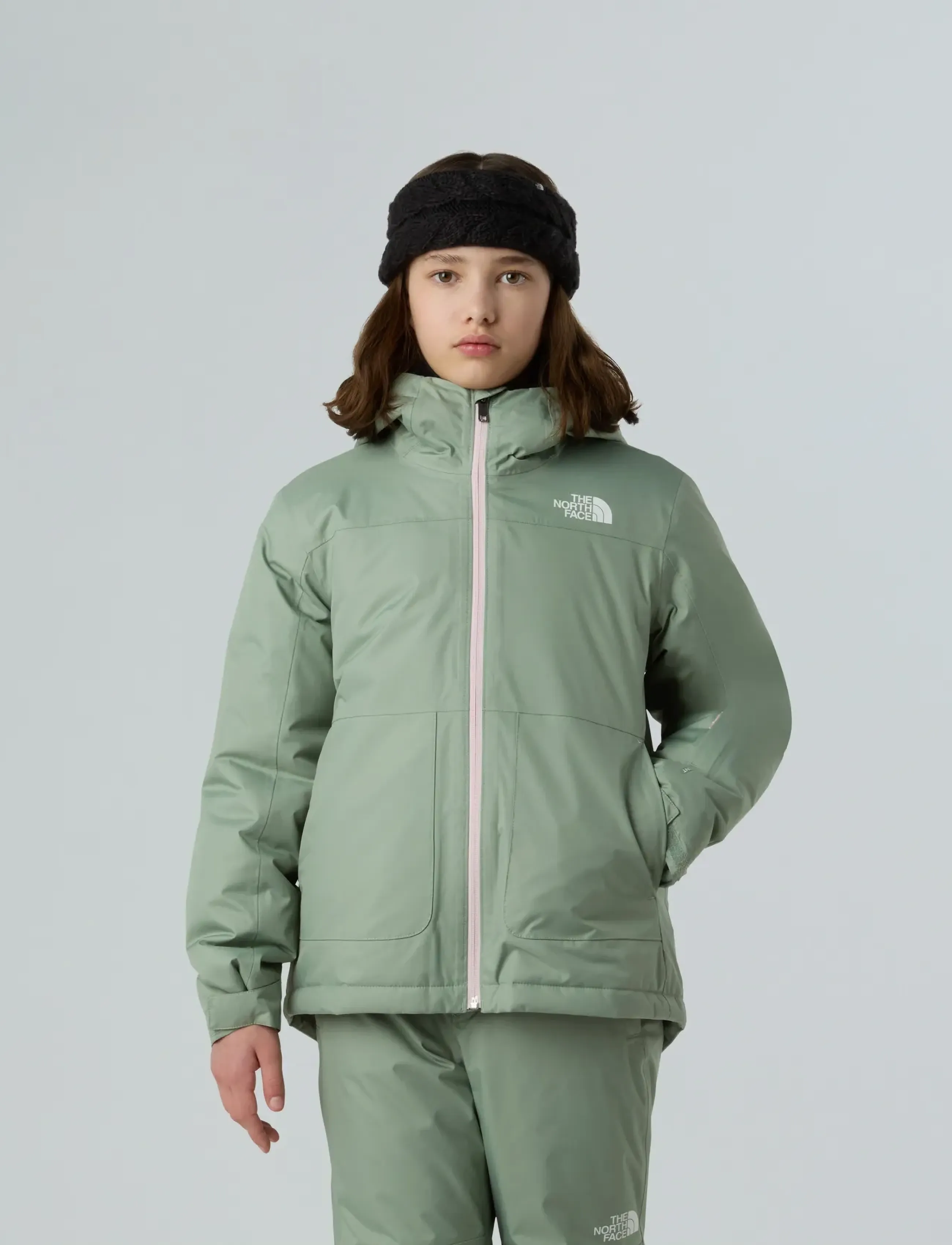 The North Face G Freedom Insulated Jacket, 117-122, Green, Sneskibeklædning > Sneskijakke, Børn