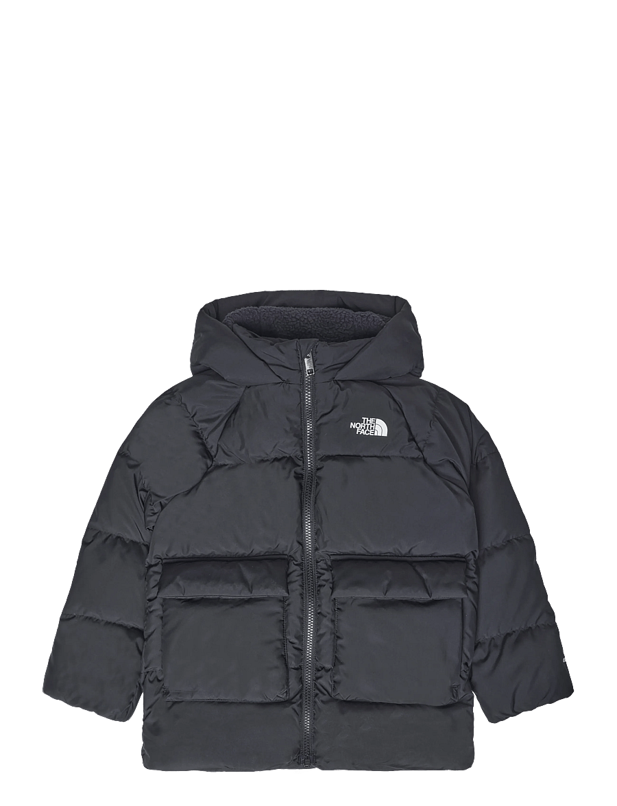The North Face - KID NORTH DOWN FLEECE LINED PARKA - paksud joped - tnf black - 0