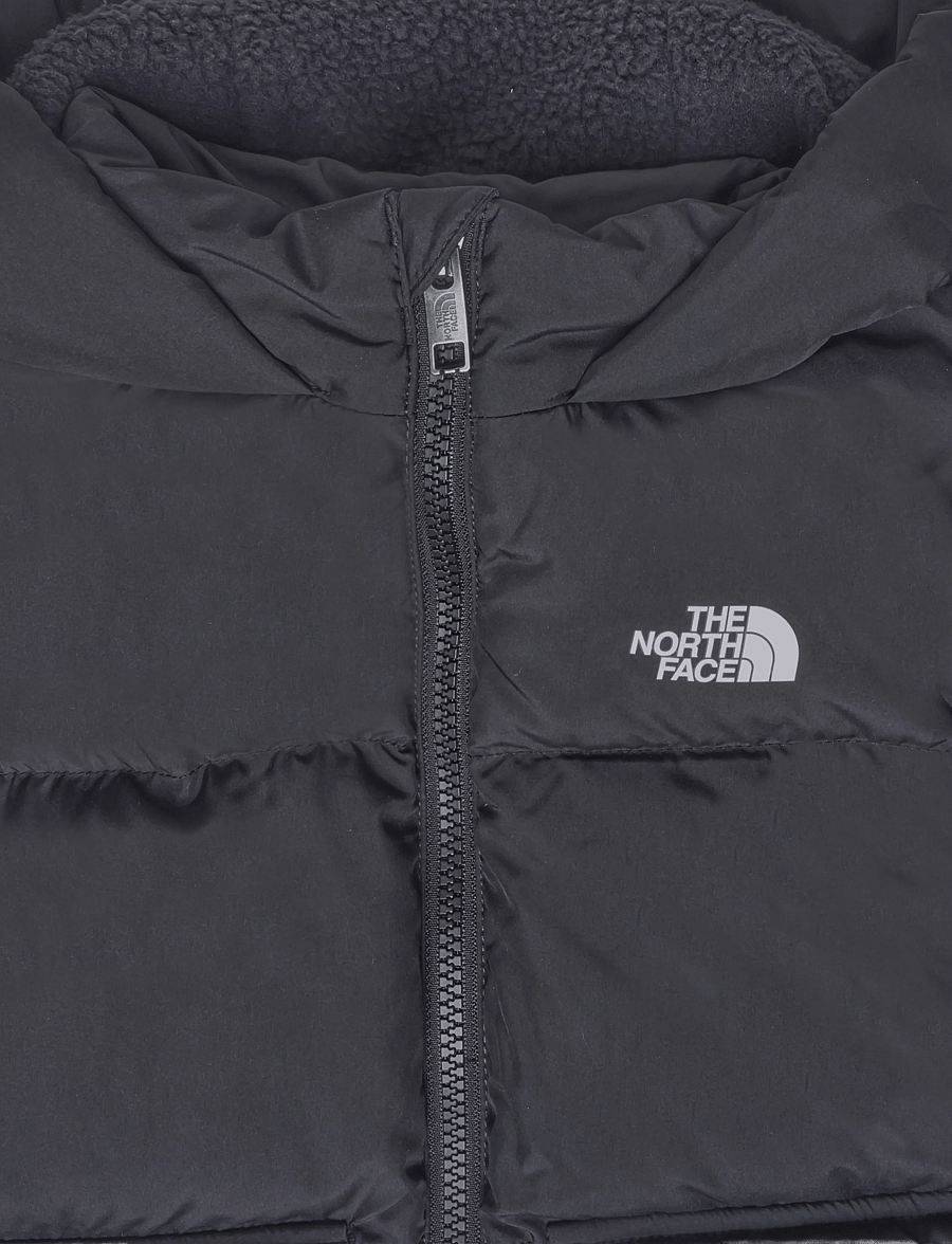 The North Face - KID NORTH DOWN FLEECE LINED PARKA - paksud joped - tnf black - 2