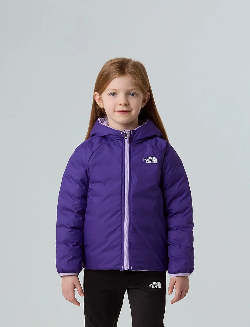 The North Face - KID REVERSIBLE PERRITO HOODED JACKET - paksud joped - lite lilac - 5