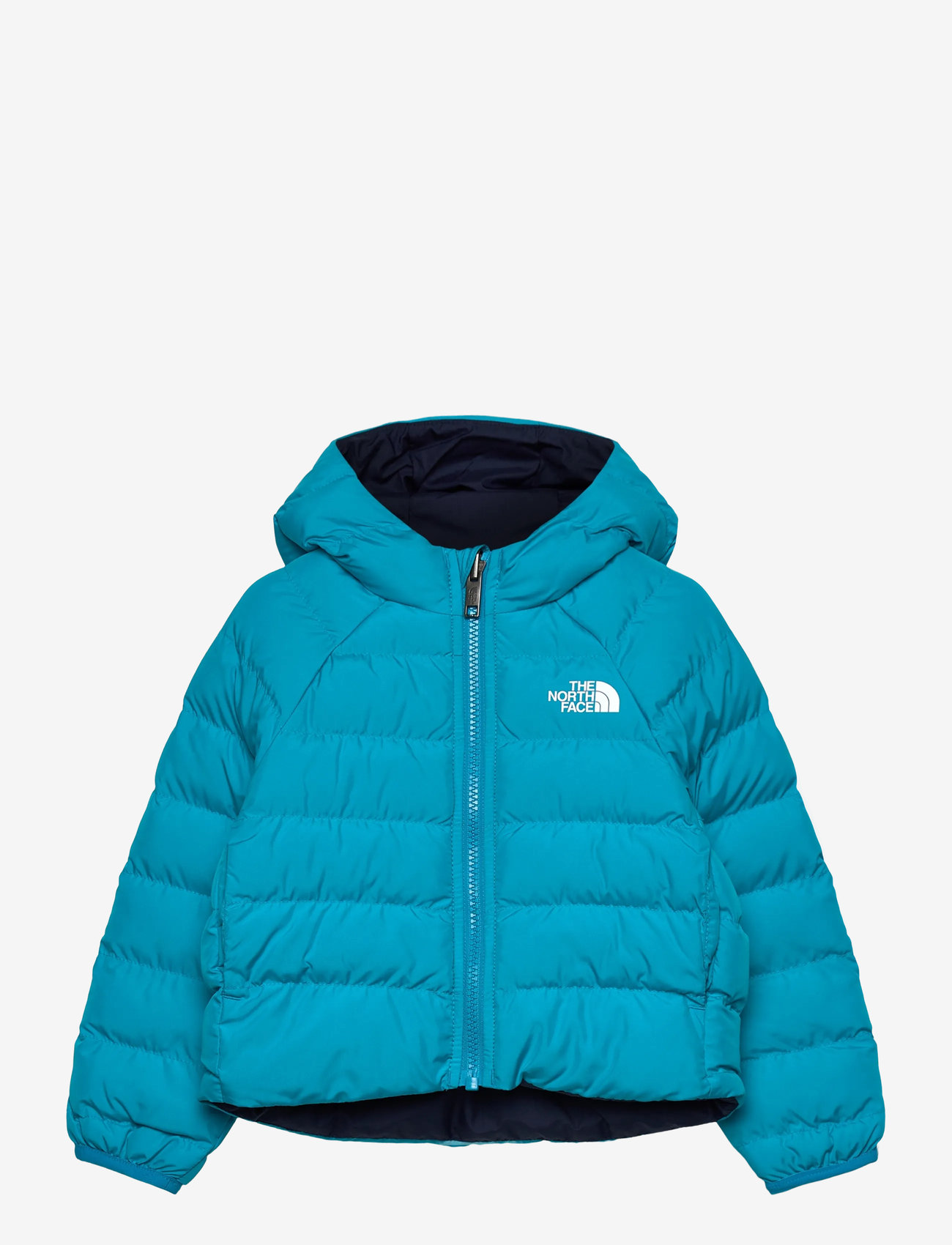 The North Face - KID REVERSIBLE PERRITO HOODED JACKET - insulated jackets - meridian blue - 1