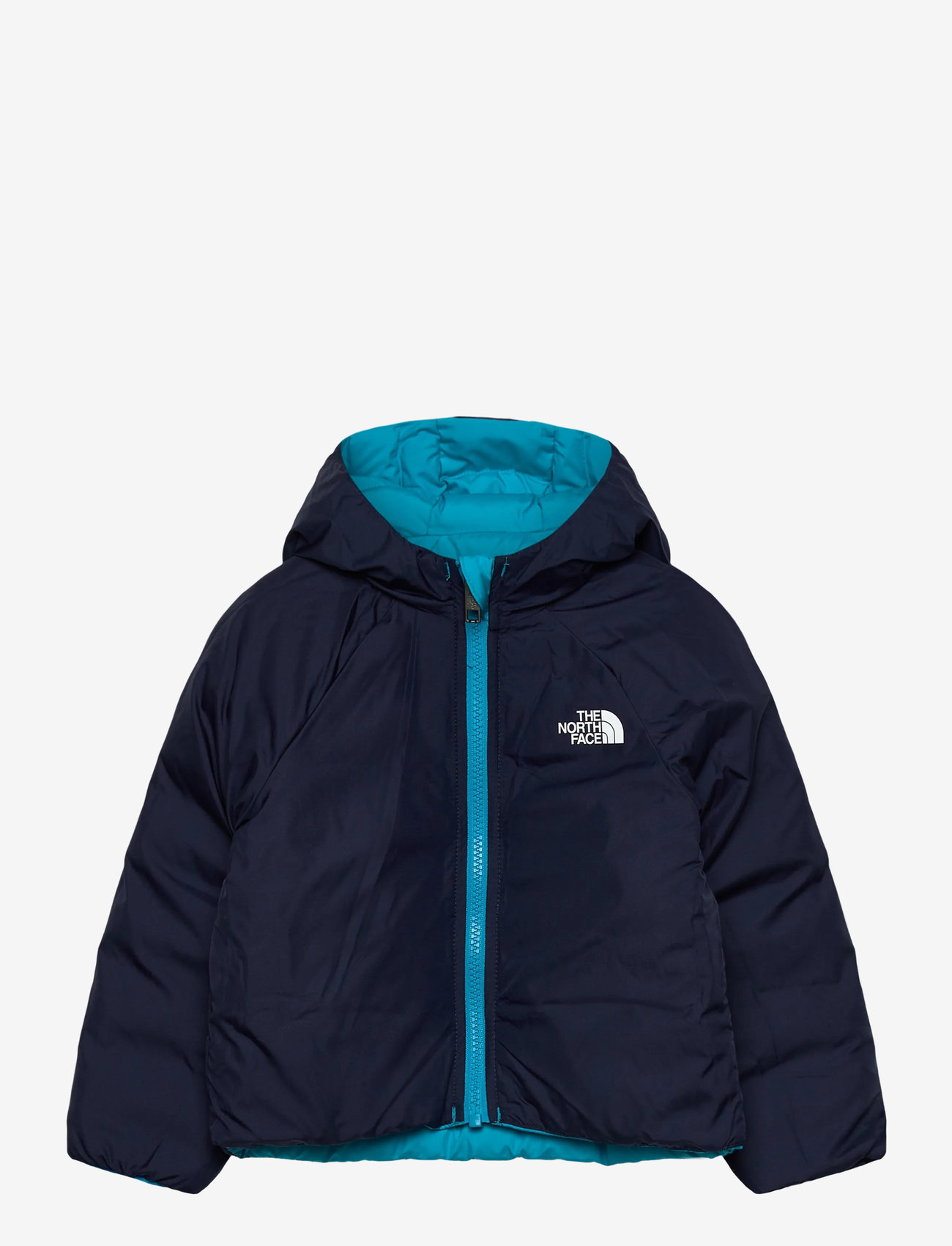 The North Face - KID REVERSIBLE PERRITO HOODED JACKET - insulated jackets - meridian blue - 3