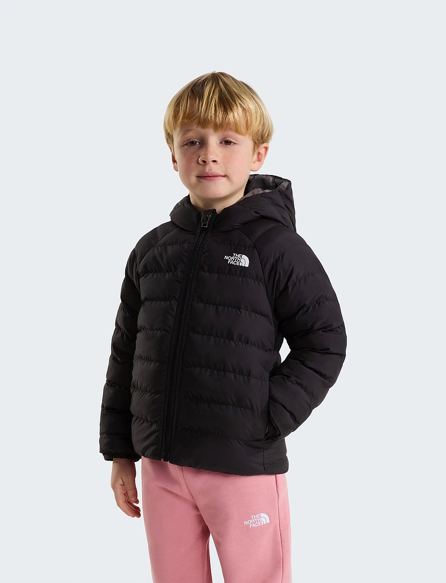 The North Face - KID REVERSIBLE PERRITO HOODED JACKET - isolierte jacken - tnf black/smoked pearl - 0
