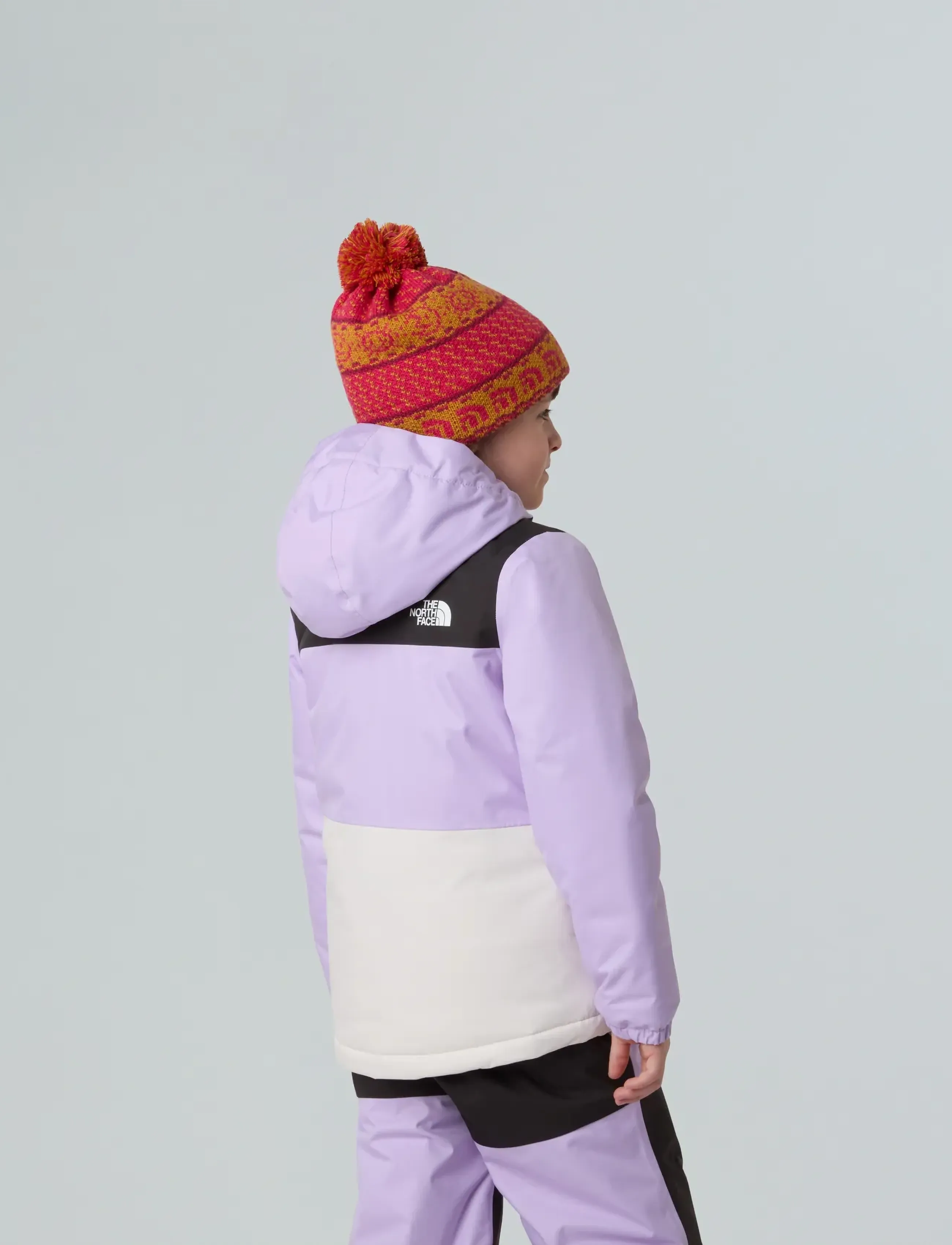 The North Face - KID FREEDOM INSULATED JACKET - skijacken - lite lilac/white dune - 4