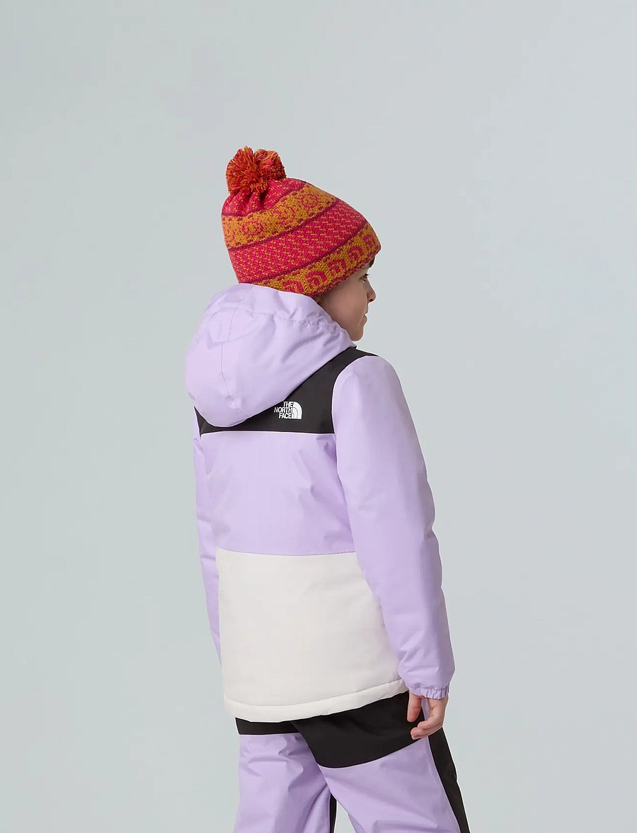 The North Face - KID FREEDOM INSULATED JACKET - skijacken - lite lilac/white dune - 4