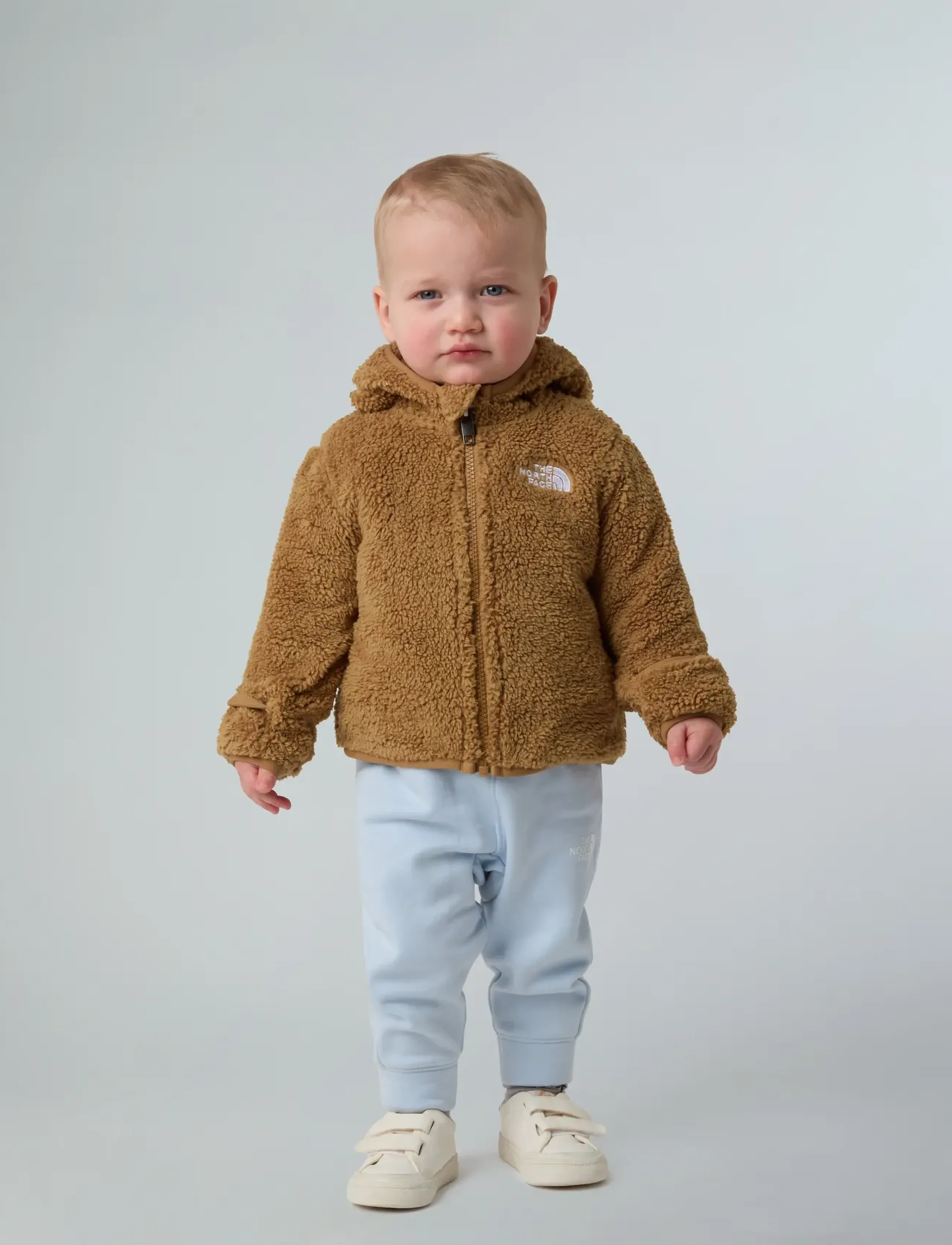 The North Face - BABY CAMPSHIRE F/Z HOODIE - fleece jackets - teddy brown - 3