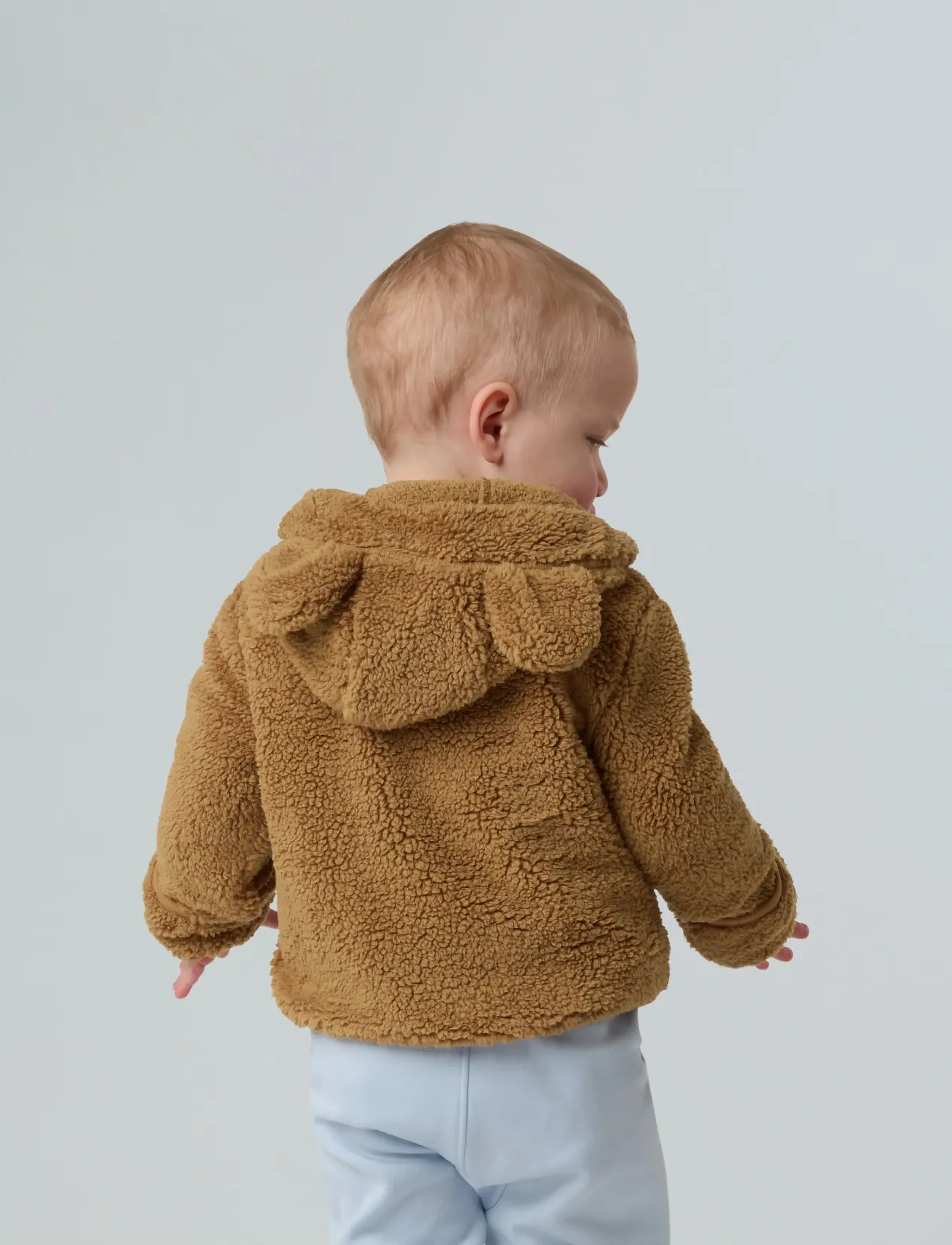 The North Face - BABY CAMPSHIRE F/Z HOODIE - fleece jackets - teddy brown - 4