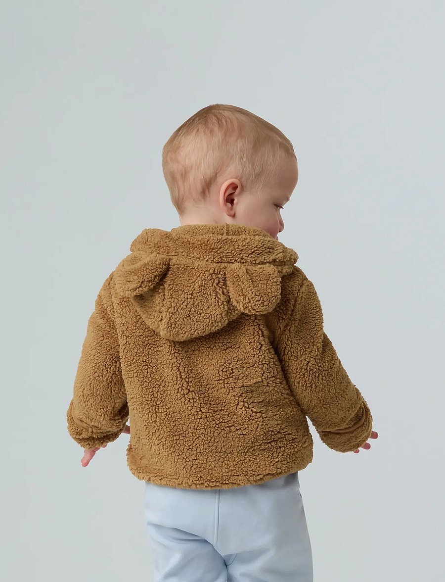 The North Face - BABY CAMPSHIRE F/Z HOODIE - fleecejacken - teddy brown - 4
