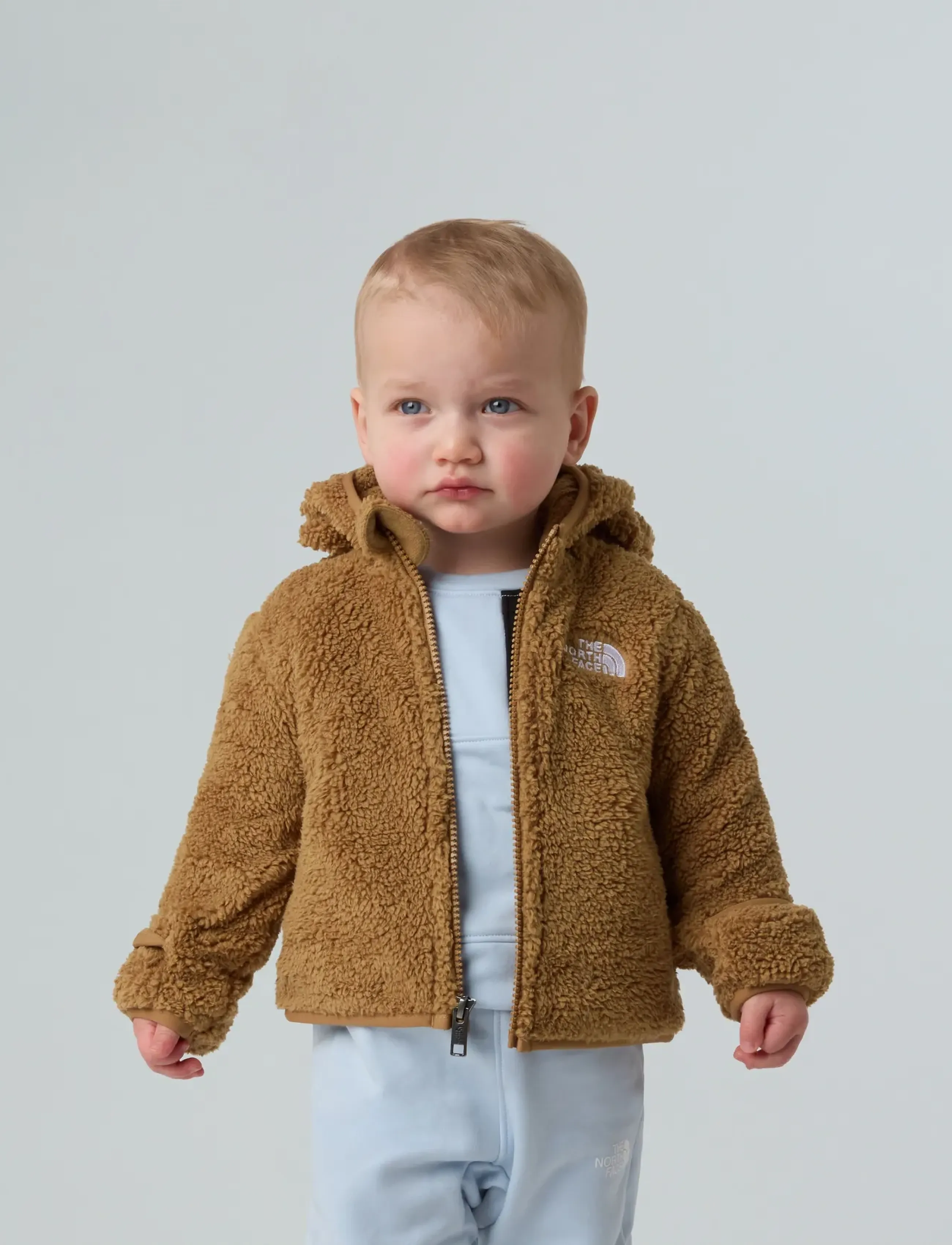 The North Face - BABY CAMPSHIRE F/Z HOODIE - fleece jackets - teddy brown - 5