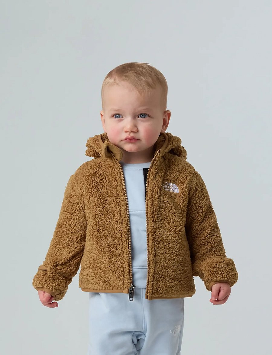 The North Face - BABY CAMPSHIRE F/Z HOODIE - fleecejacken - teddy brown - 5