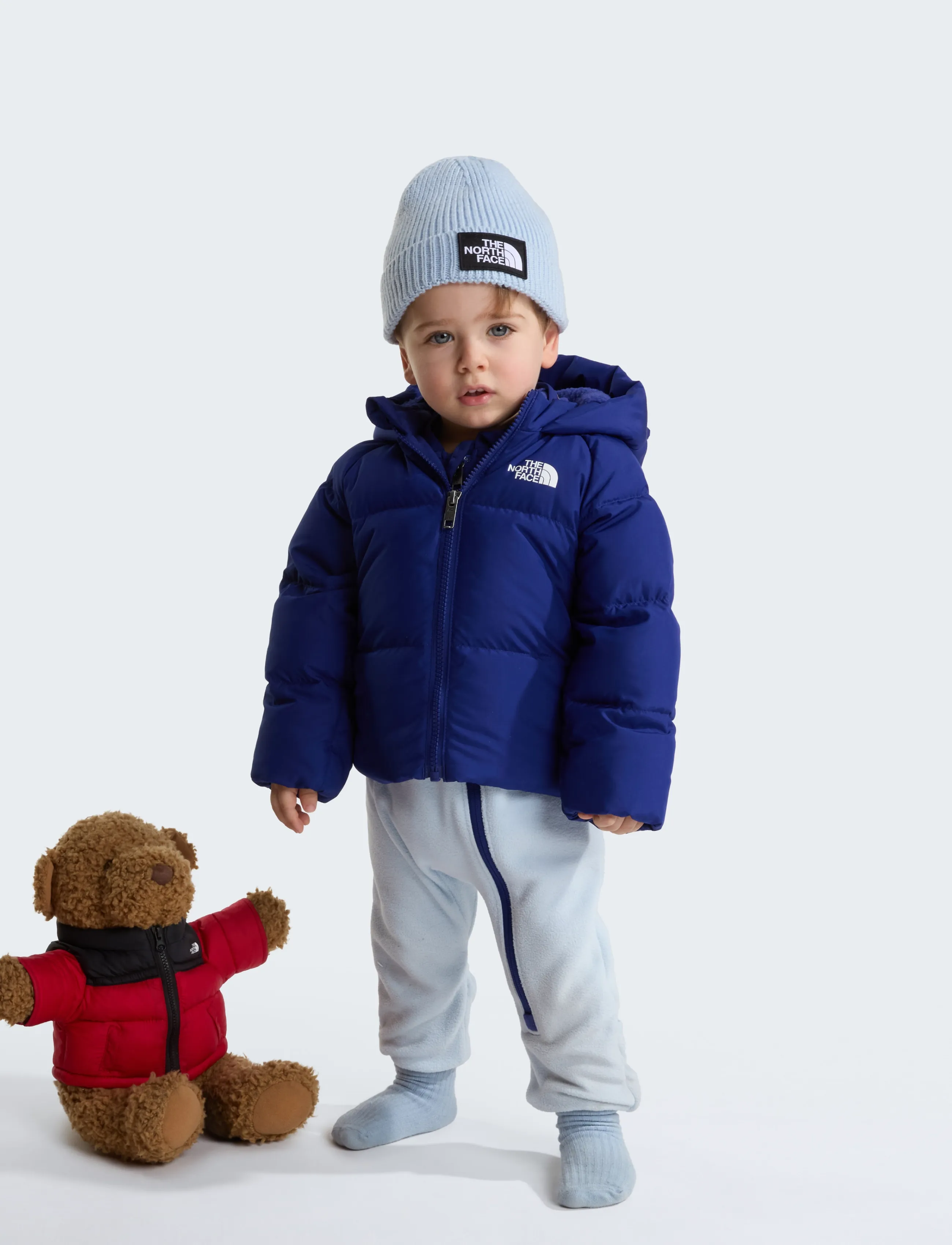 The North Face - BABY NORTH DOWN FLEECE LINED JACKET - bold blue - 3