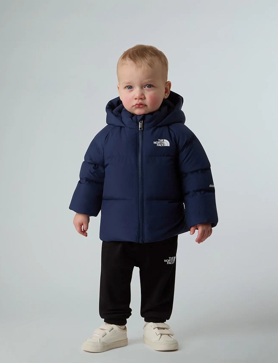 The North Face - BABY NORTH DOWN FLEECE LINED JACKET - isolierte jacken - summit navy/summit navy - 3