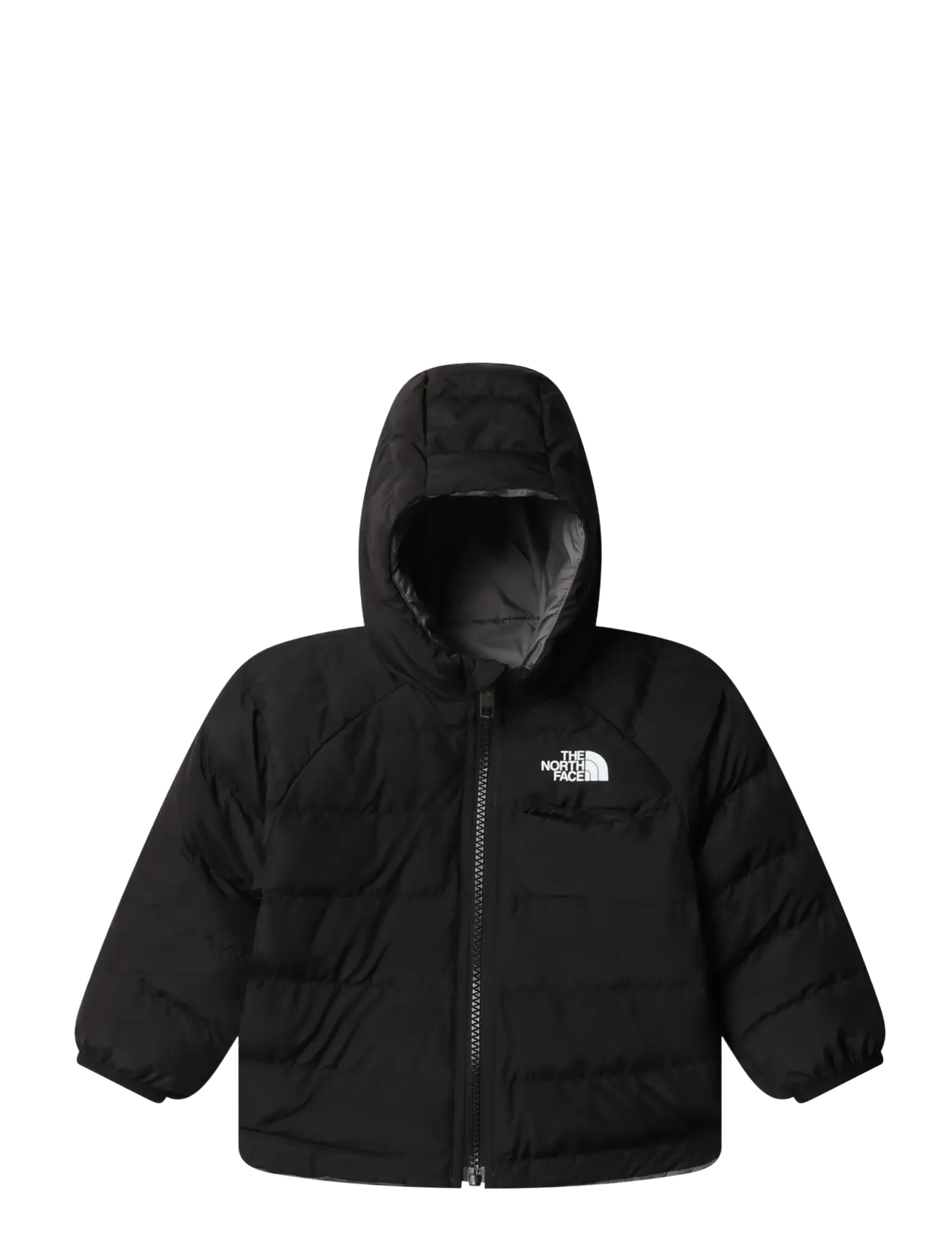The North Face BABY REVERSIBLE PERRITO HOODED JACKET - Winterjacke - TNF BLACK/SMOKED PEARL / black