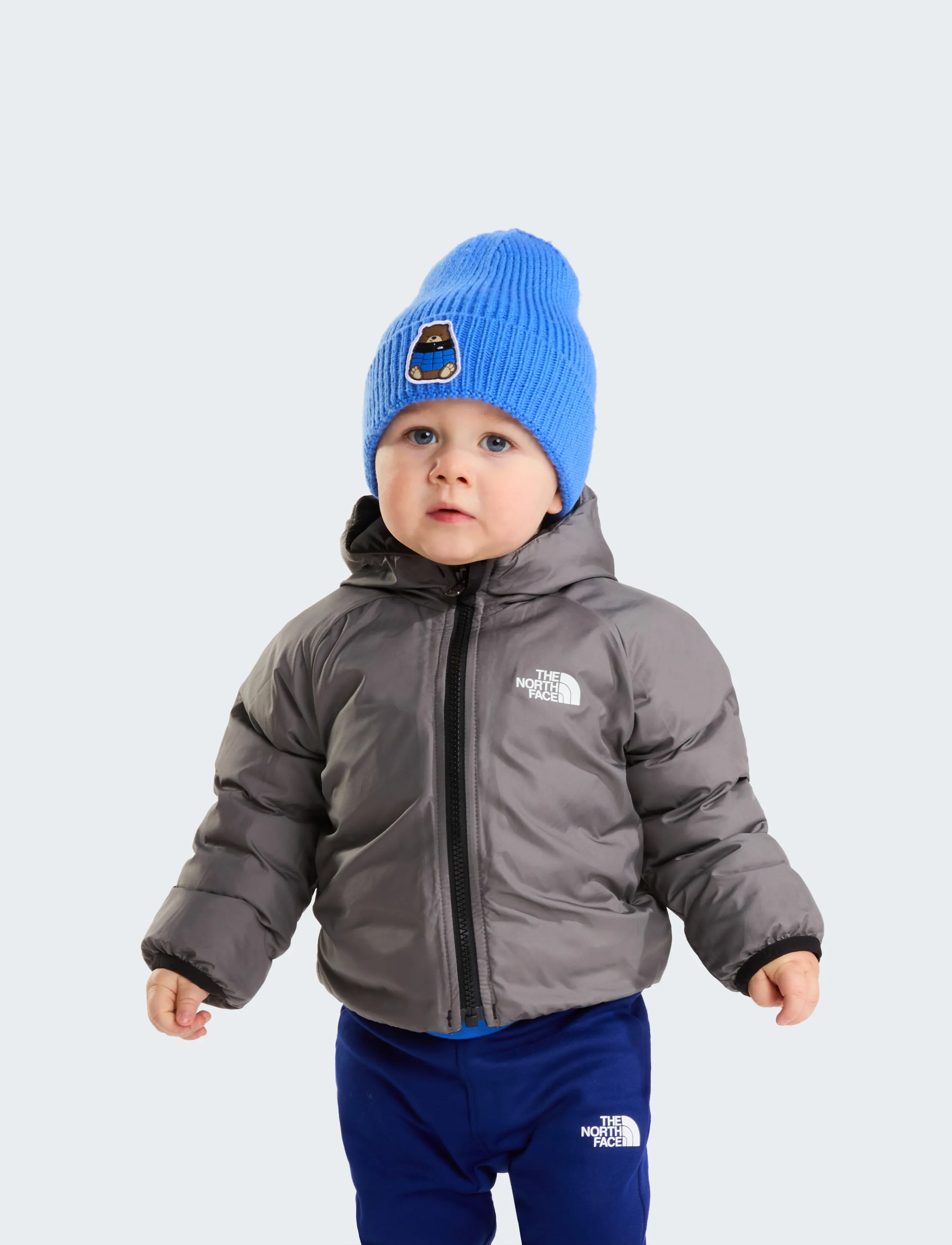 The North Face - BABY REVERSIBLE PERRITO HOODED JACKET - isolierte jacken - tnf black/smoked pearl - 4