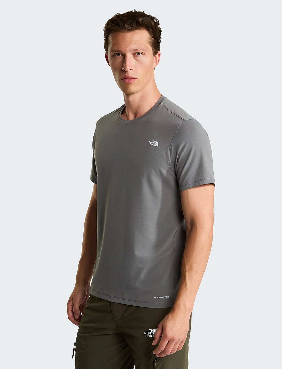 The North Face - M ADVENTURE TEE - t-shirts - smoked pearl - 0