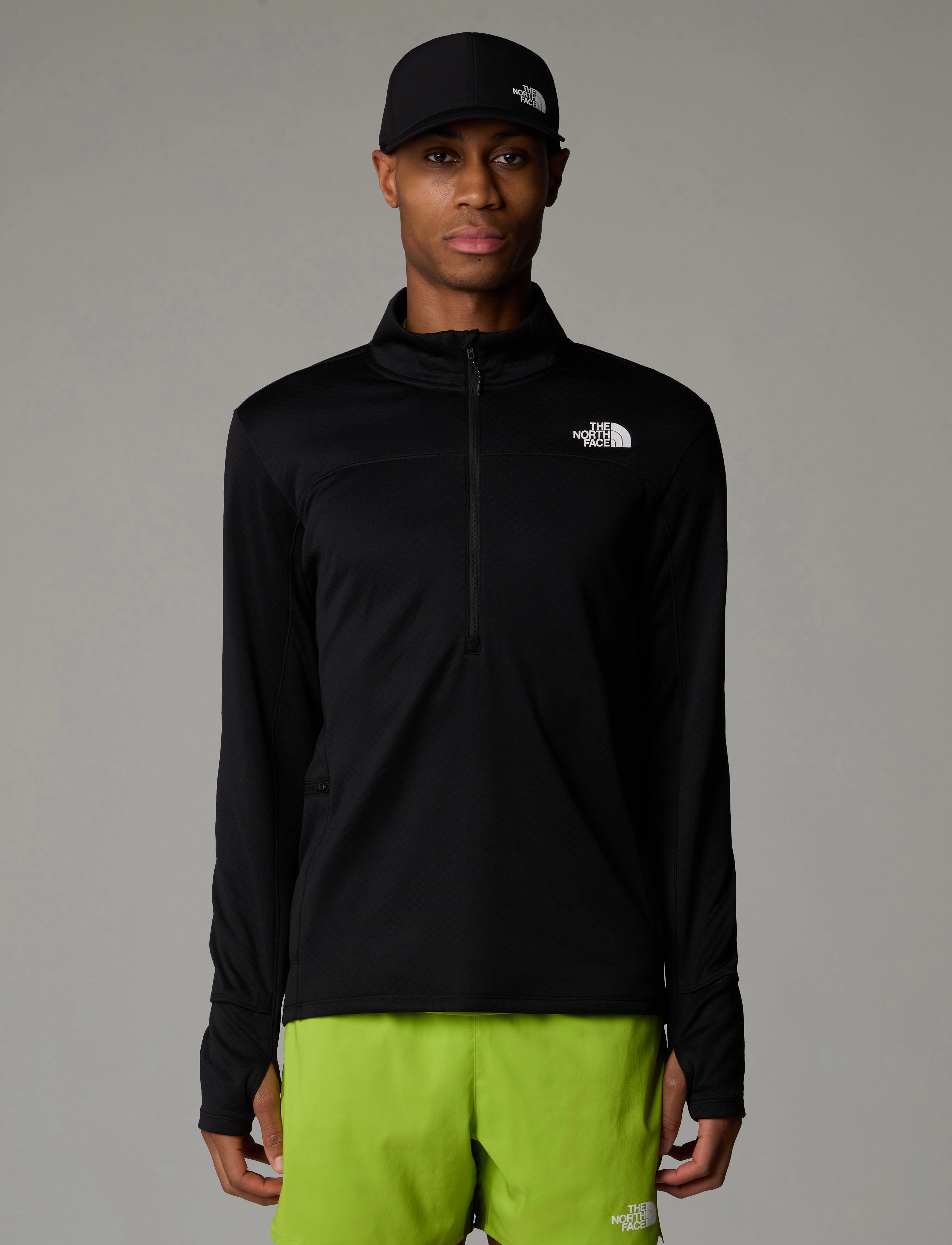 The North Face M Winter Warm Pro 1/4 Zip, XS, Black, Sport Jackets > Sport Training Jackets, Herre