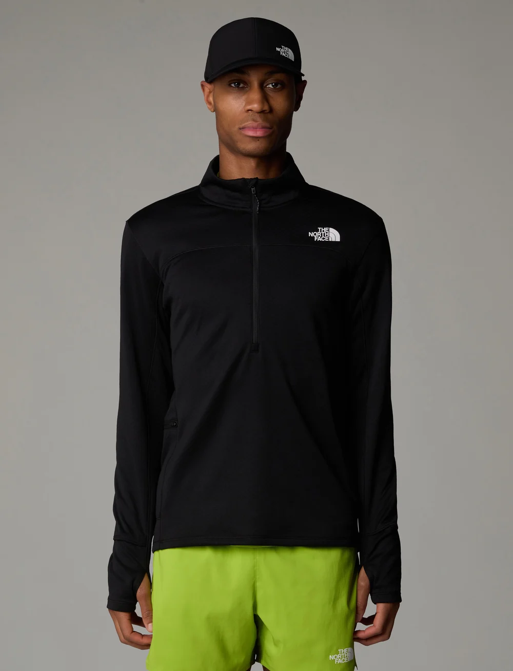 The North Face - M WINTER WARM PRO 1/4 ZIP - fleece & mellanlager - tnf black - 0