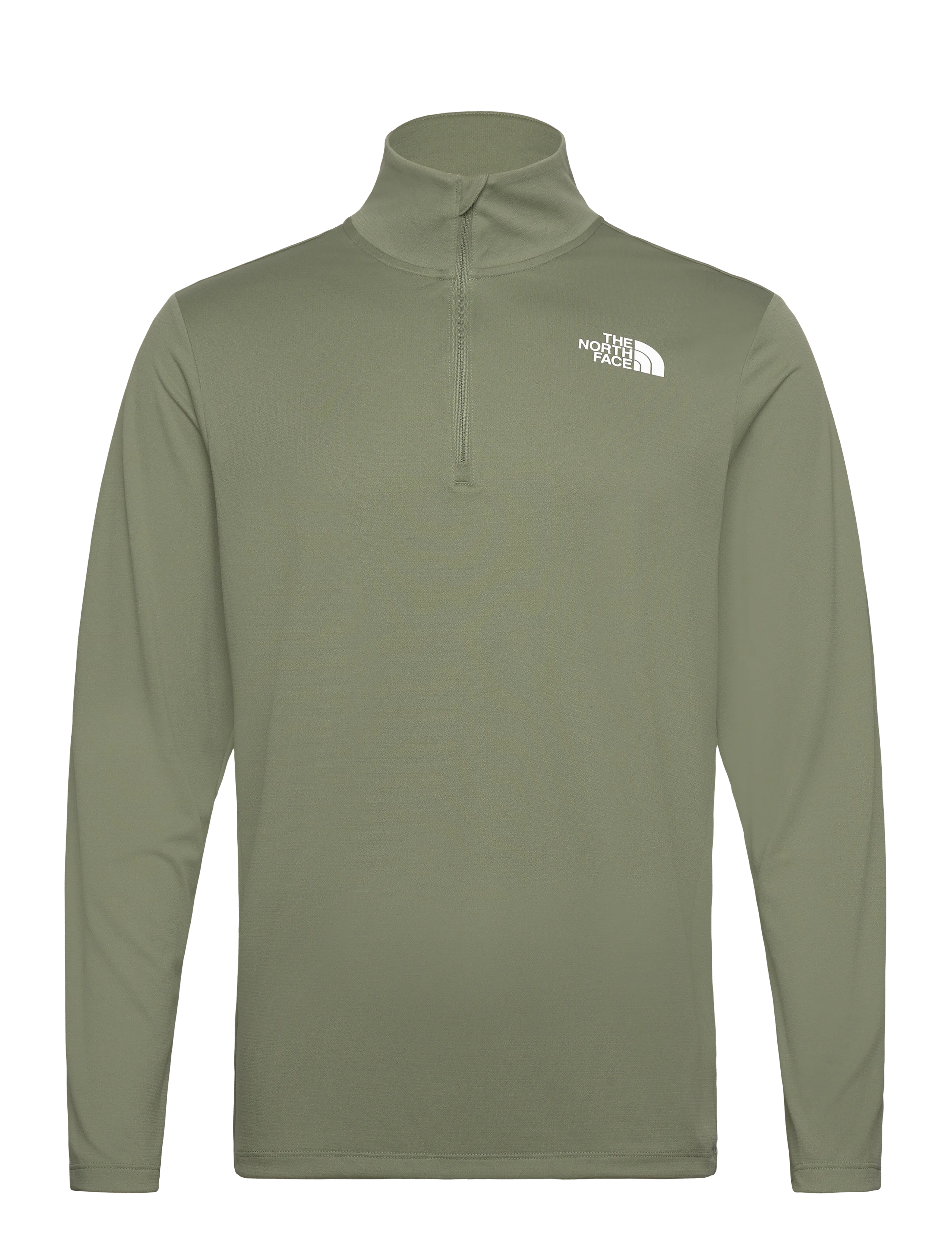 The North Face M 24/7 1/4 ZIP TEE - Deals - BARK MIST / green