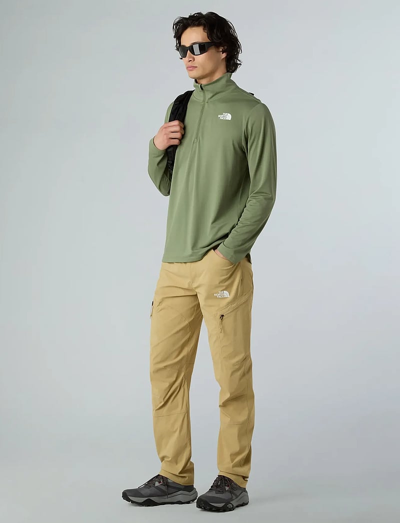 The North Face - M 24/7 1/4 ZIP TEE - fleece & mellanlager - bark mist - 3