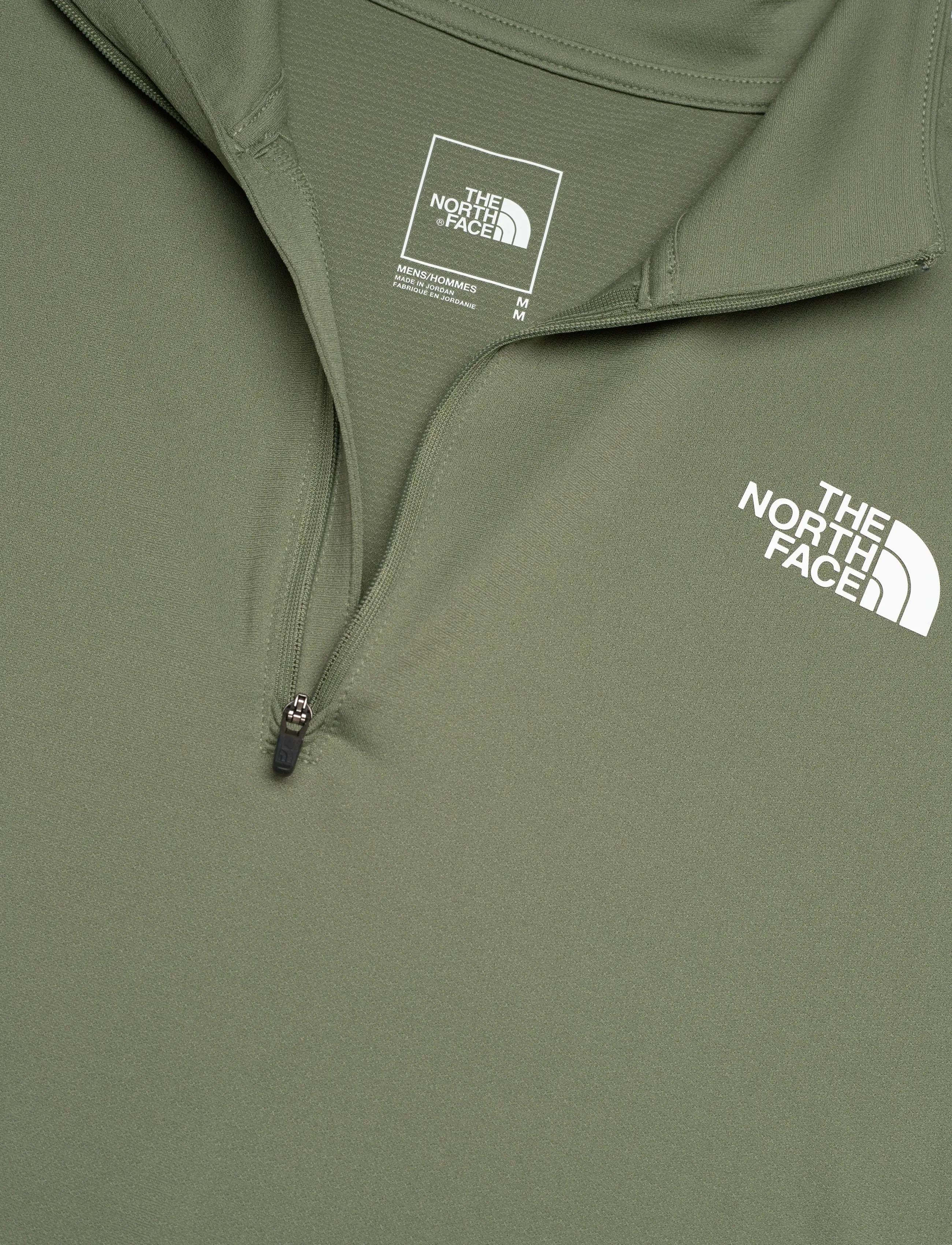The North Face - M 24/7 1/4 ZIP TEE - flīsa un siltās jakas - bark mist - 5