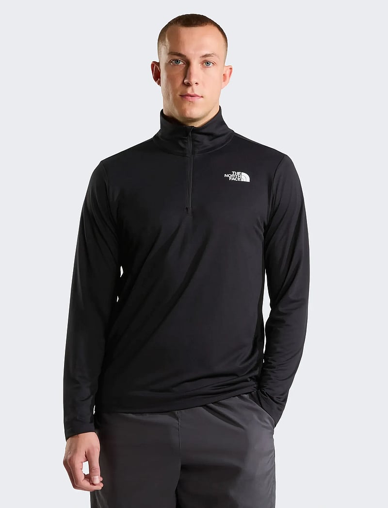 The North Face - M 24/7 1/4 ZIP TEE - fleece og mellemlag - black - 0
