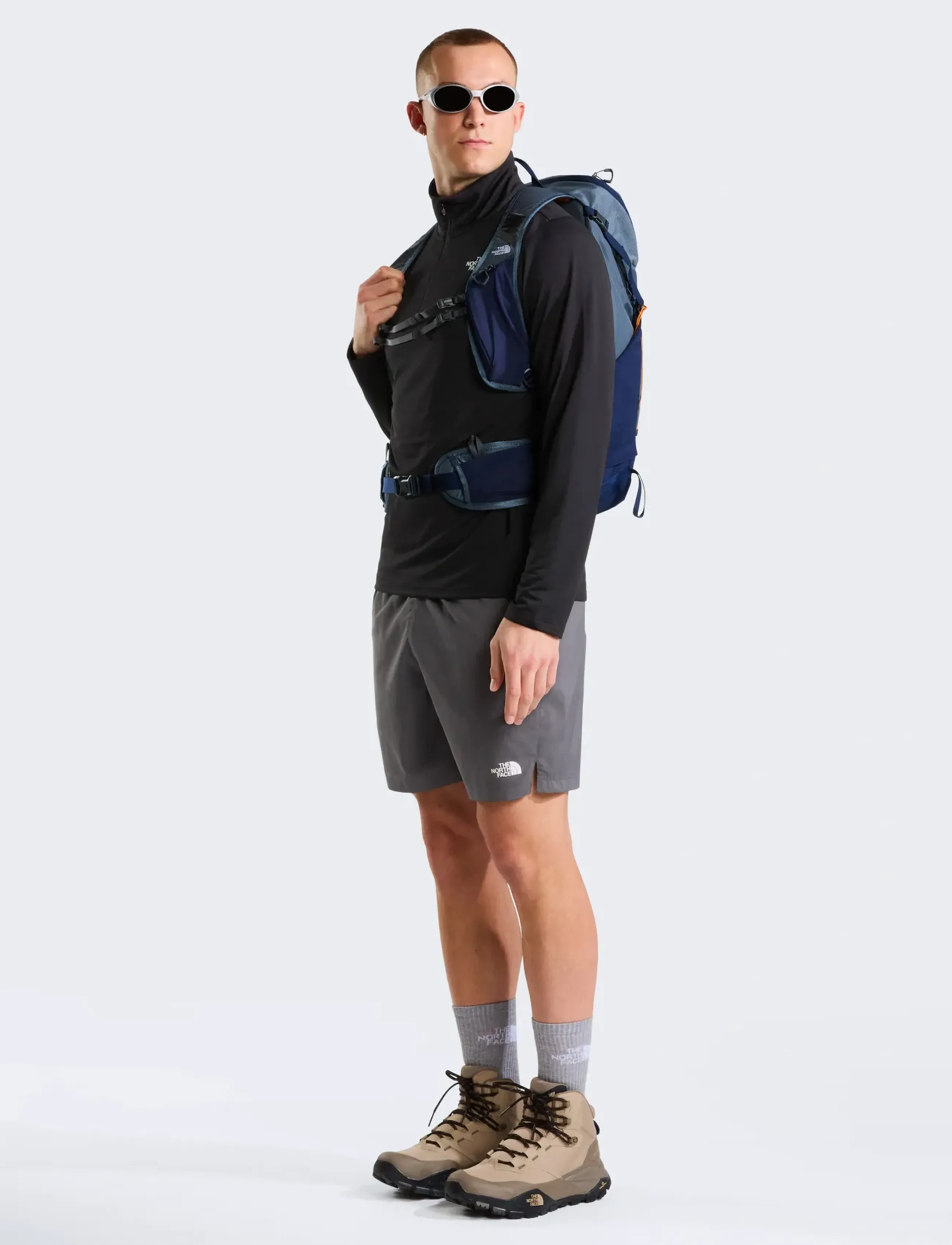The North Face - M 24/7 1/4 ZIP TEE - fleece en midlayers - black - 3