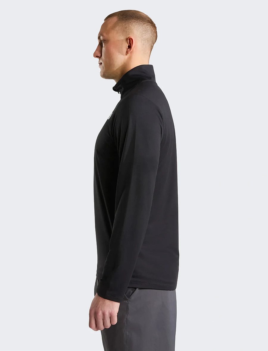 The North Face - M 24/7 1/4 ZIP TEE - fleece en midlayers - black - 4