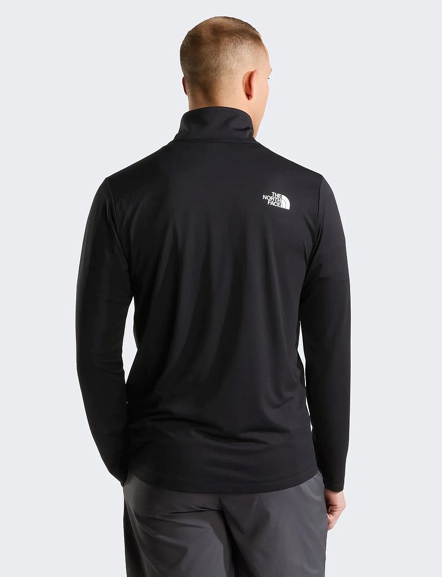 The North Face - M 24/7 1/4 ZIP TEE - fleece en midlayers - black - 5