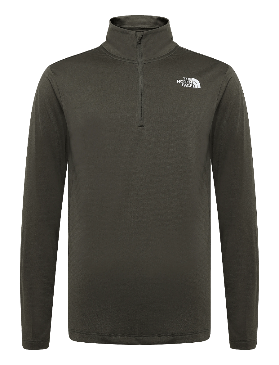 The North Face - M 24/7 1/4 ZIP TEE - fleece & midlayer - new taupe green - 1