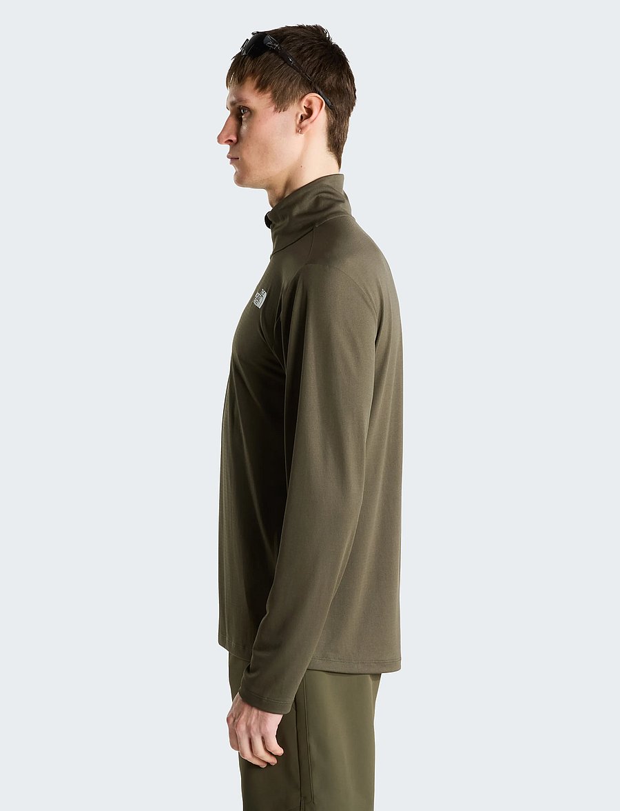 The North Face - M 24/7 1/4 ZIP TEE - fleece & midlayer - new taupe green - 4