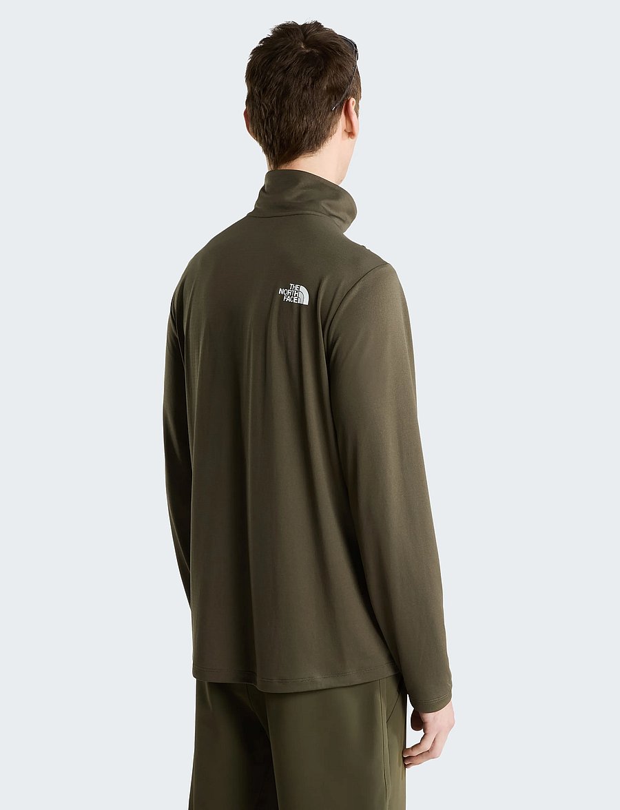 The North Face - M 24/7 1/4 ZIP TEE - fleece & midlayer - new taupe green - 5