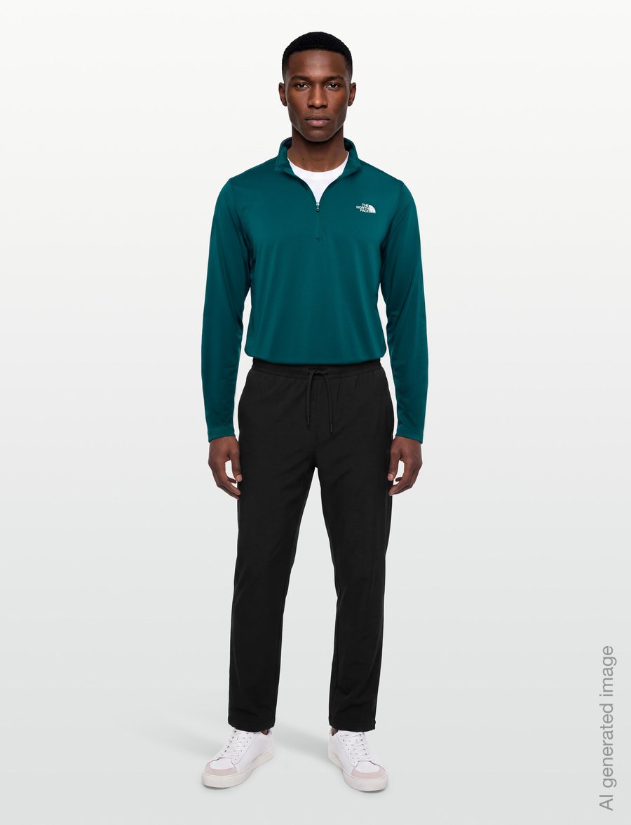 The North Face - M 24/7 1/4 ZIP TEE - fleece & midlayer - pacific teal - 0
