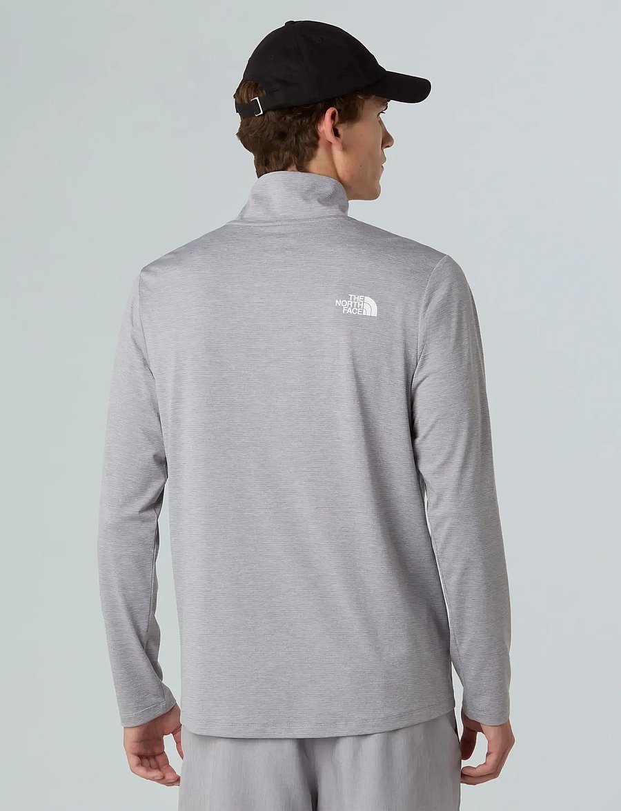 The North Face - M 24/7 1/4 ZIP TEE - fleece og mellemlag - tnf pale grey heather - 4
