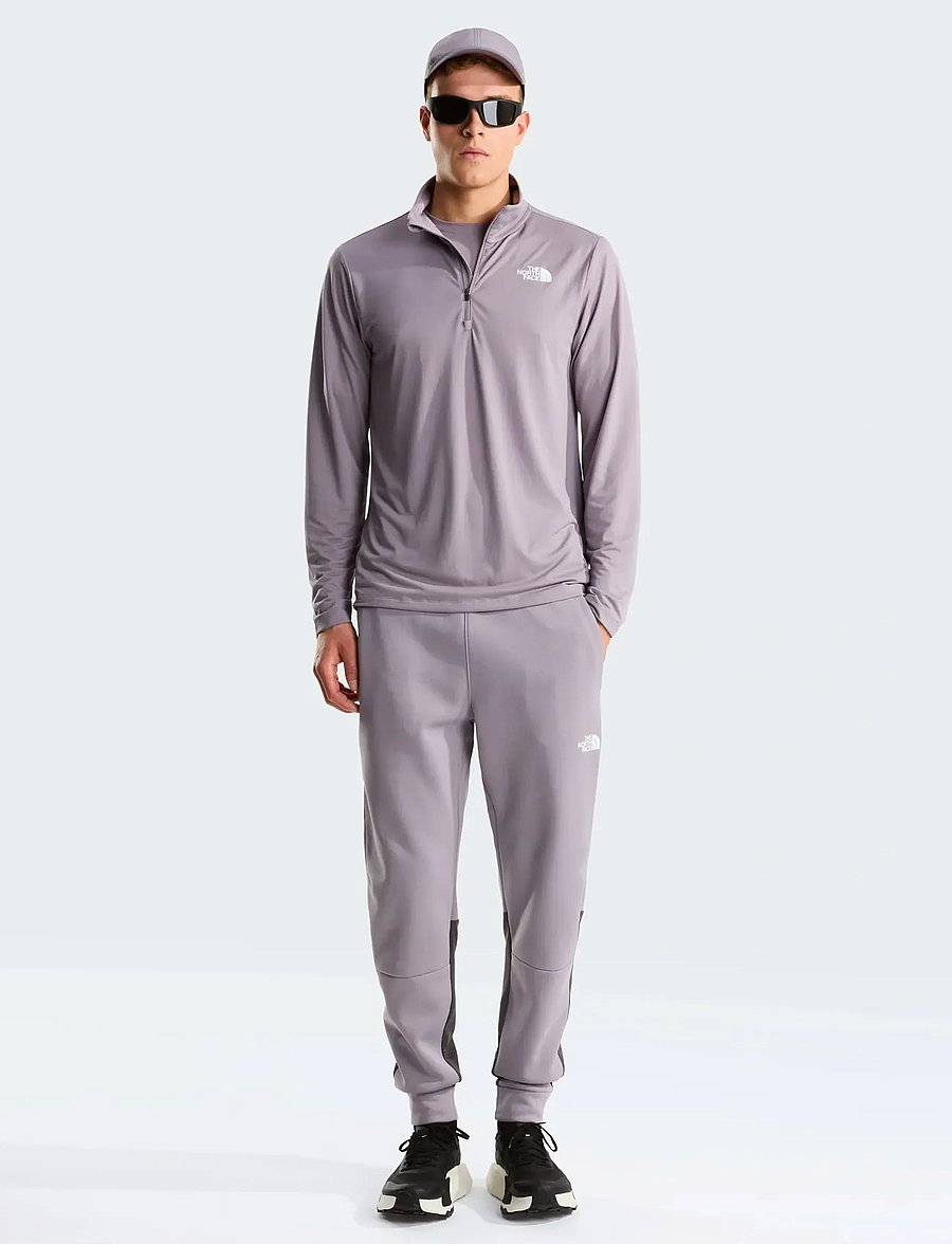 The North Face - M 24/7 1/4 ZIP TEE - fleece & midlayer - transcendent grey - 3