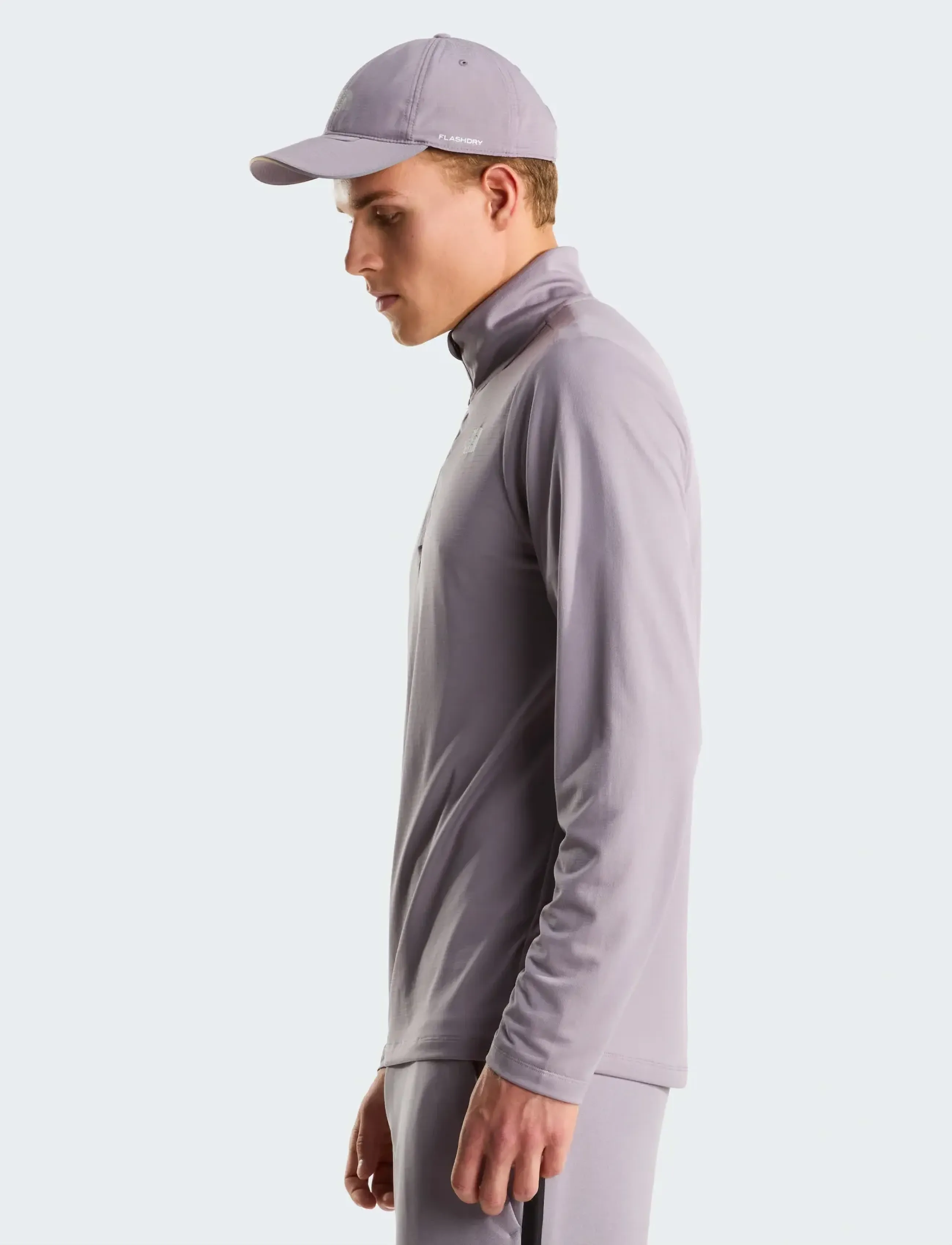 The North Face - M 24/7 1/4 ZIP TEE - fleece & midlayer - transcendent grey - 4