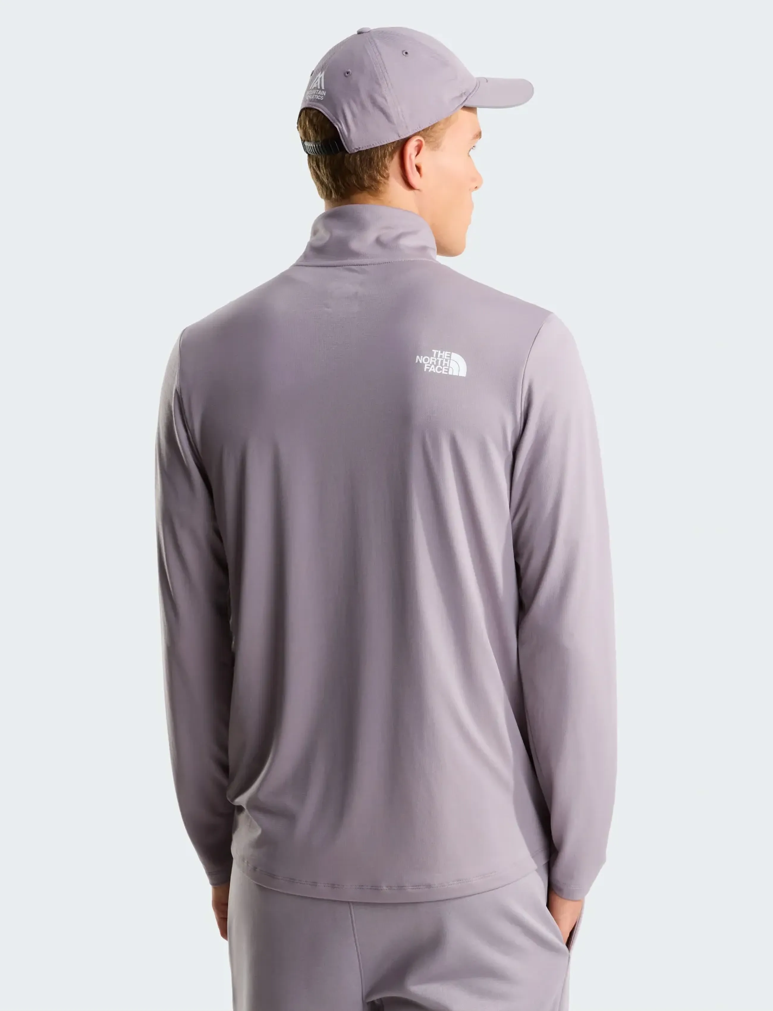 The North Face - M 24/7 1/4 ZIP TEE - fleece & midlayer - transcendent grey - 5