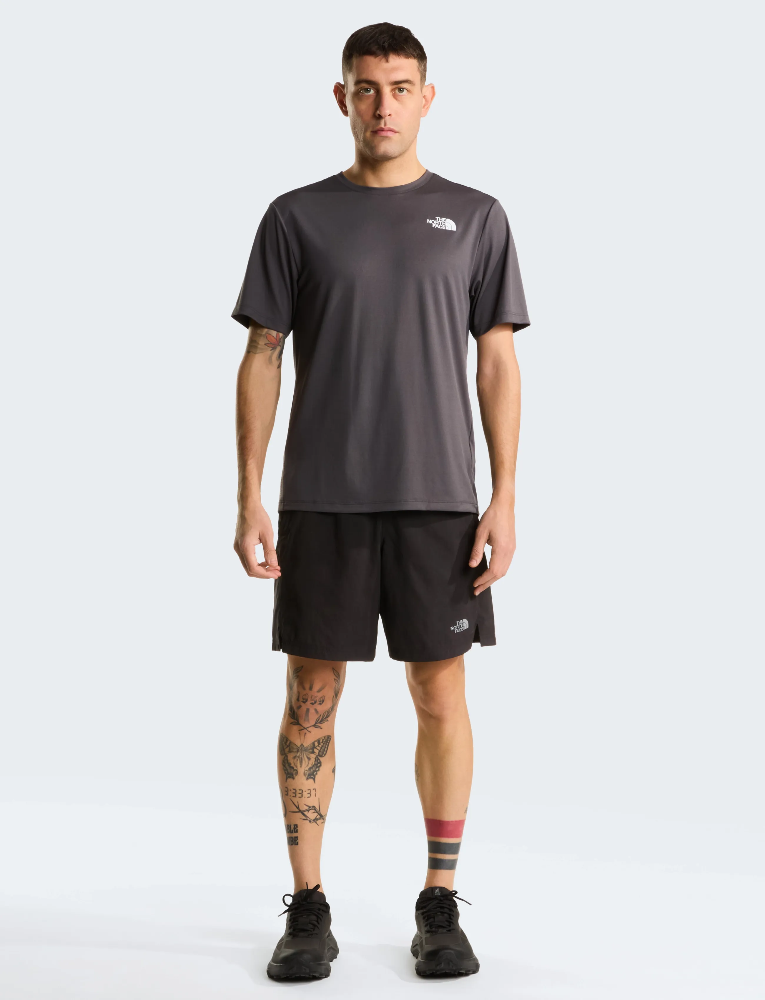 The North Face - M 24/7 S/S TEE REG - t-särgid - anthracite grey - 3