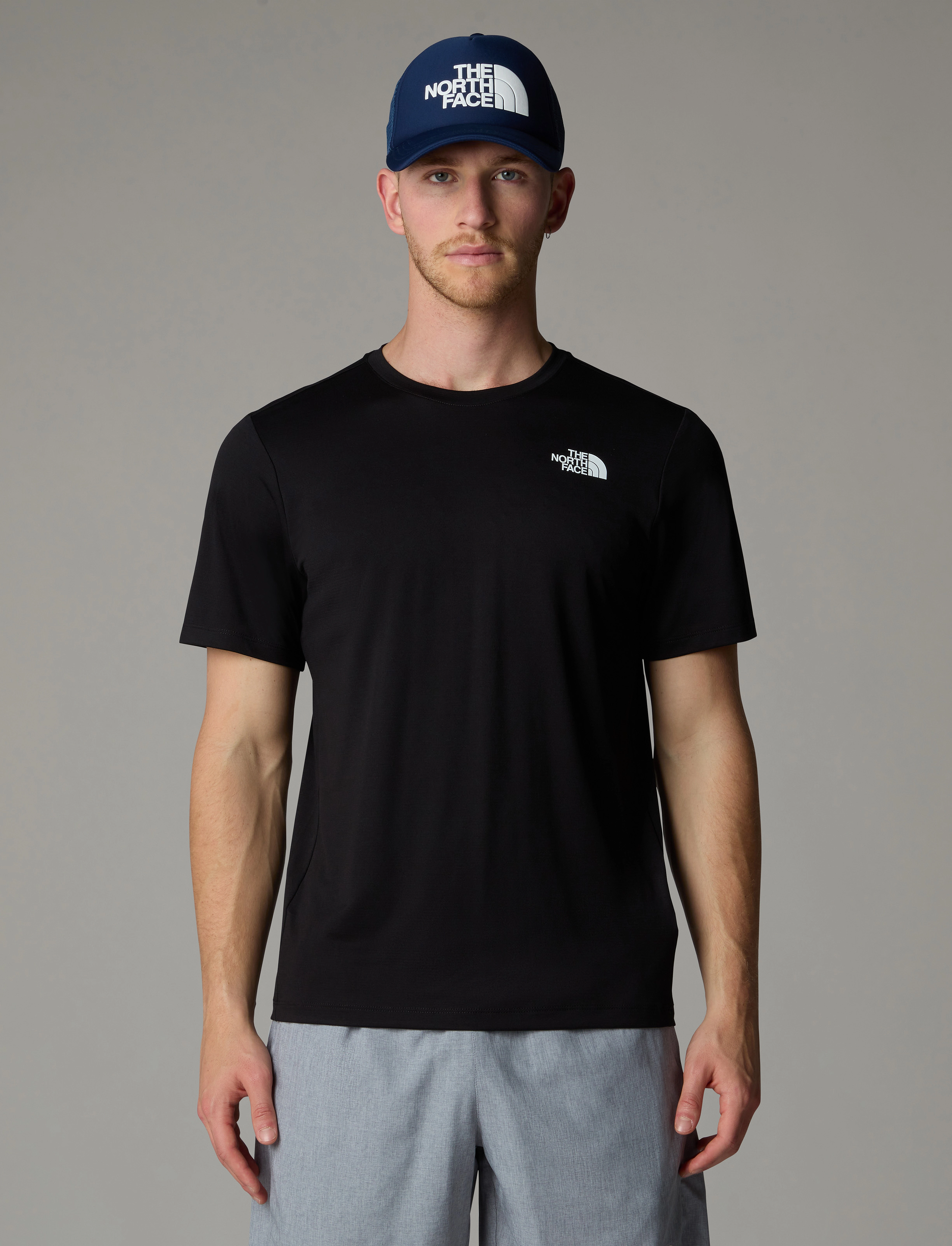 The North Face M 24/7 S/S Tee Reg, L, Sport Oberteile, Schwarz - T-shirts, Männerswear