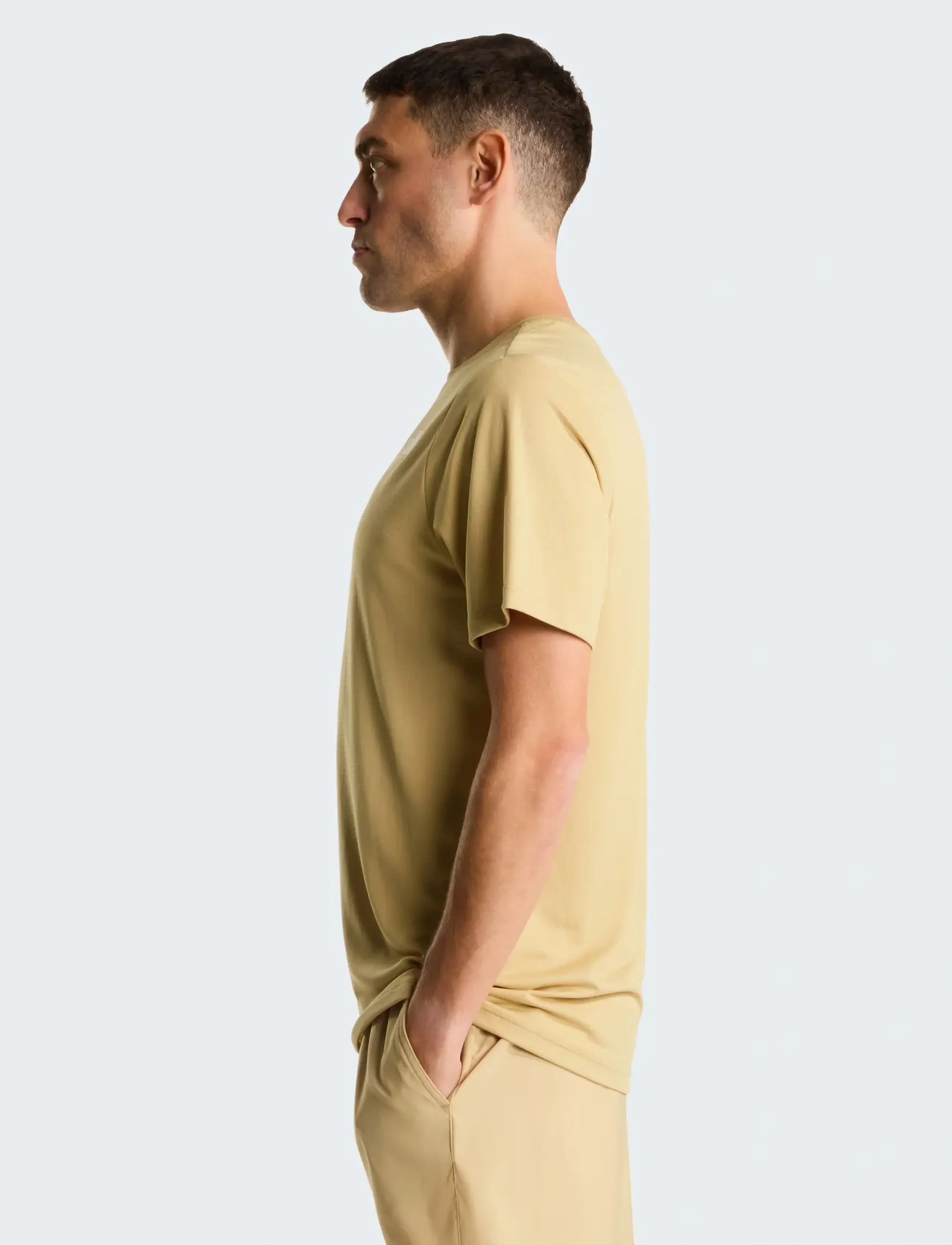 The North Face - M 24/7 S/S TEE REG - t-paidat - khaki stone - 4