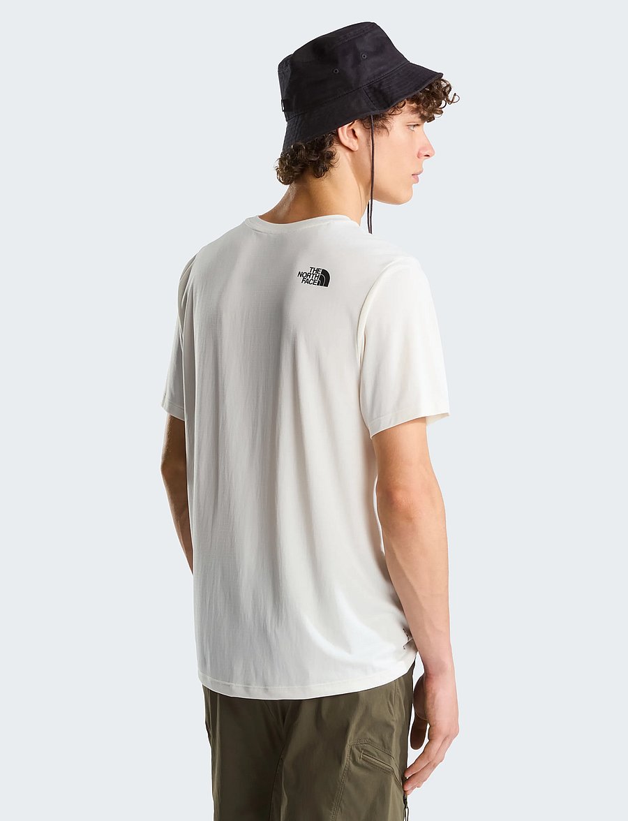The North Face - M 24/7 S/S TEE REG - t-shirts - white dune - 2