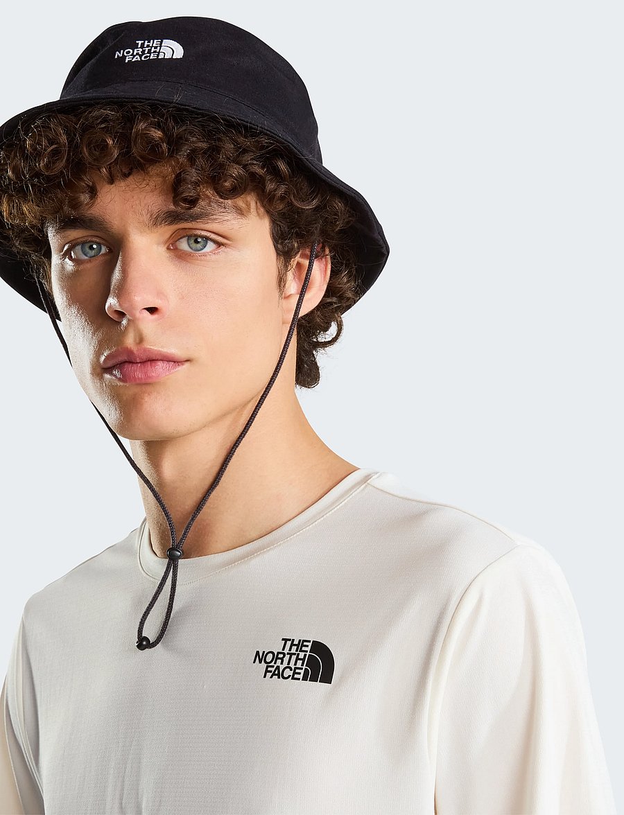 The North Face - M 24/7 S/S TEE REG - t-shirts - white dune - 3